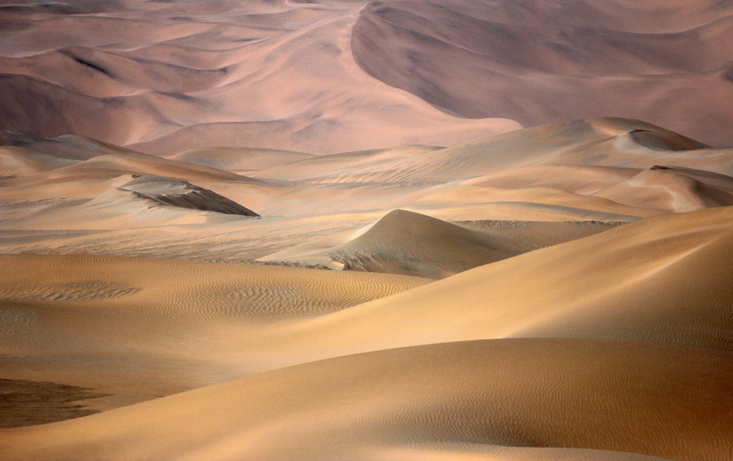 Amazing dunes of the Taklakmakan Desert!