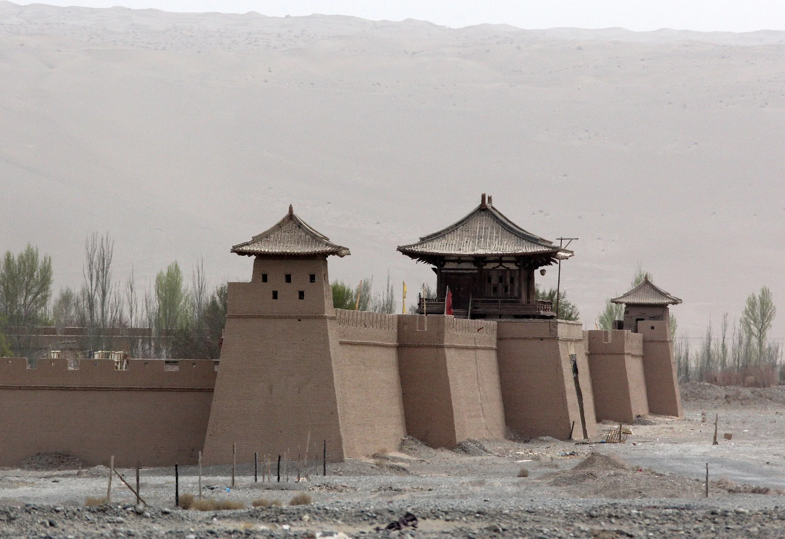 DUNHUANG - MOVIE SET FORTRESS - GANSU CHINA (8).JPG