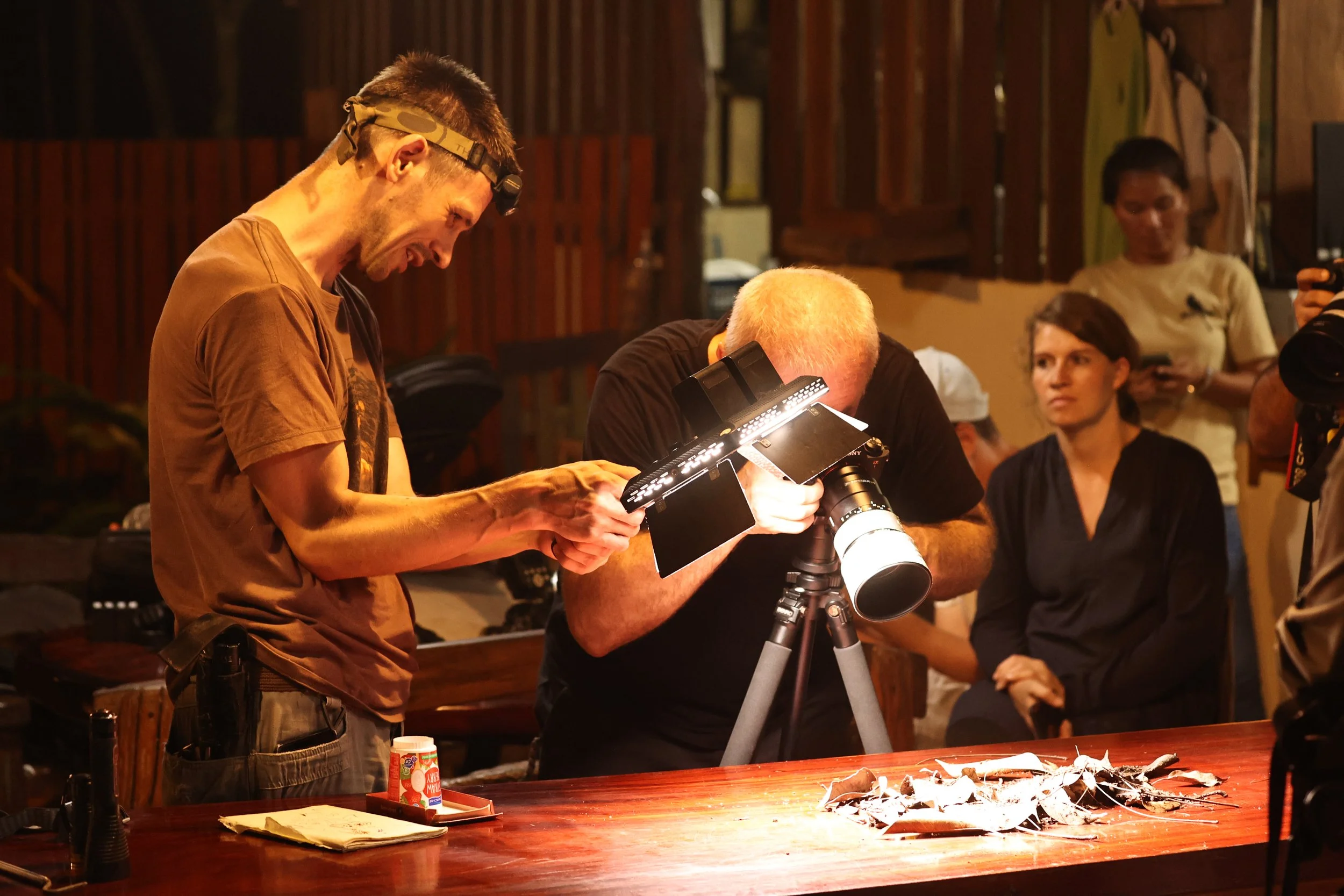 Fellow nature-enthusiasts working on "field photography" at the best eco-resort in the complex - Baan Maka.View fullsize
Fellow nature-enthusiasts working on "field photography" at the best eco-resort in the complex - Baan Maka.