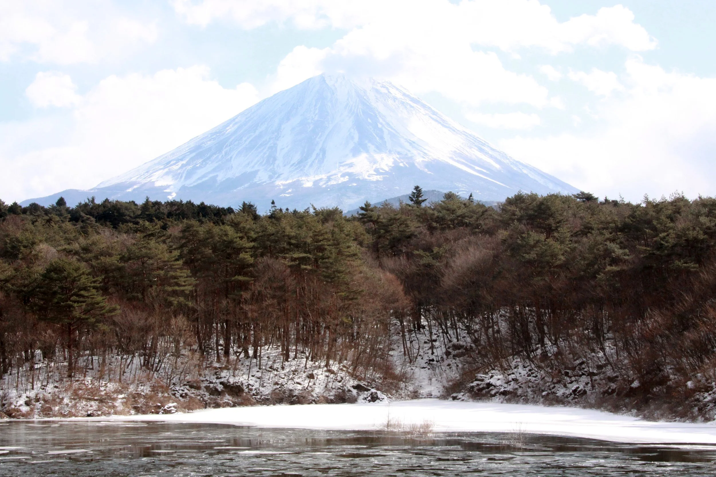 MOUNT FUJI - AS SEEN FROM LAKE SHOJI JAPAN (17).JPG