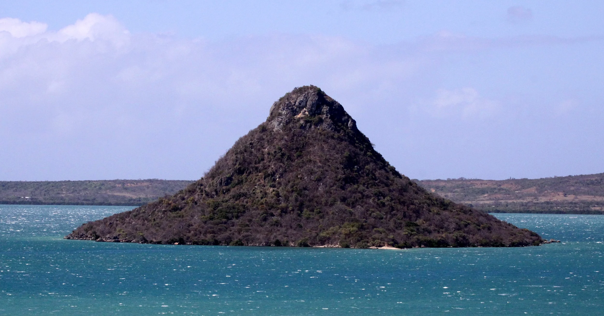 DIEGO SUAREZ MADAGASCAR - CALDERA CONE IN BAY.JPG
