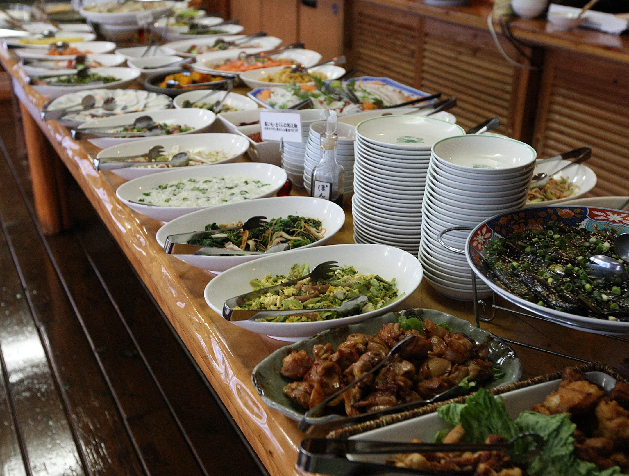 Yoroushi Onsen has the best breakfast buffet I've ever had.