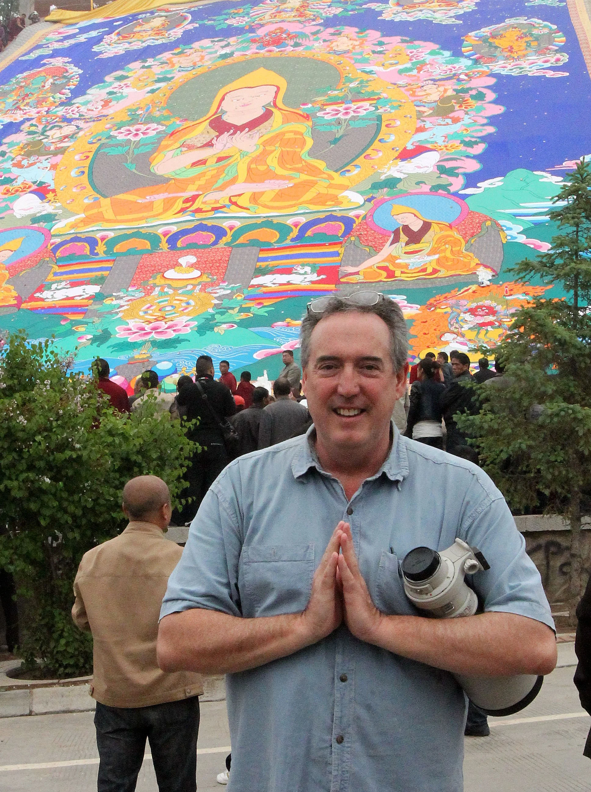 KUMBUM MONASTERY - QINGHAI - SUNNING BUDDHA FESTIVAL 2013 (225).JPG