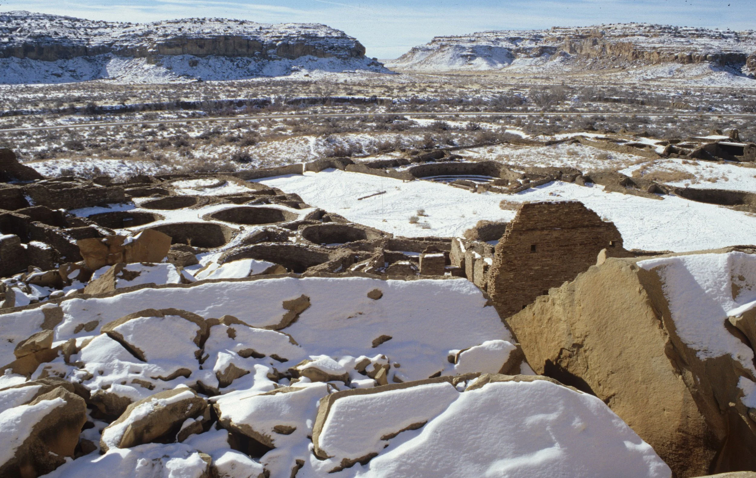 ANASAZILAND - CHACO - PUELBLO BONITO IN WINTER.jpg
