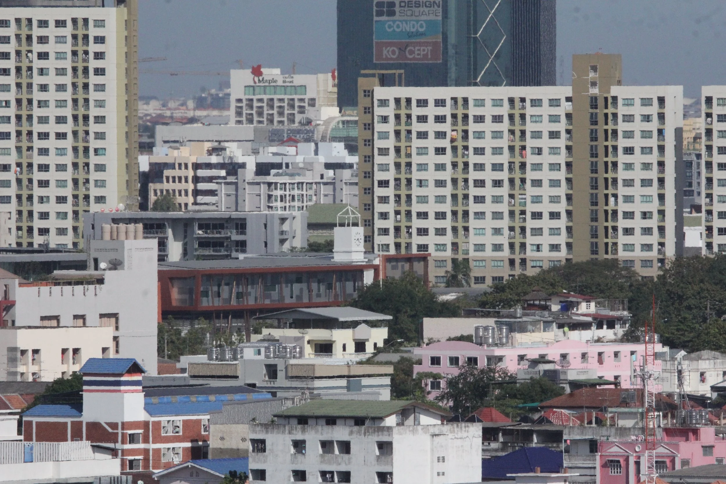 Views of Bangkok from Knightsbridge Condo on Bearing Road