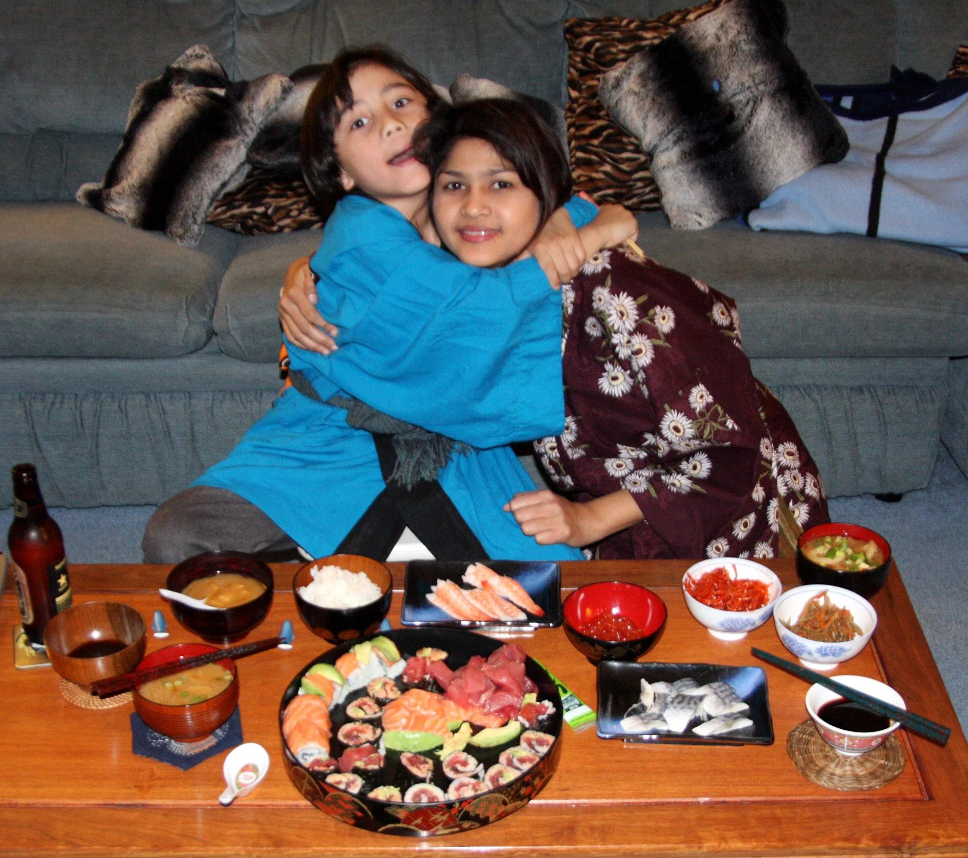 2009-11-7 SUSHI DINNER AT HOME (4).JPG