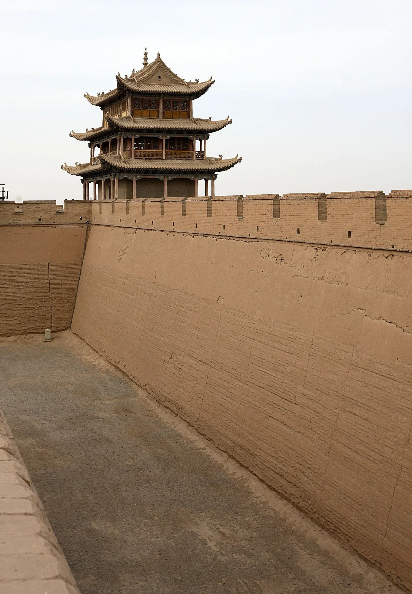 JIAYUGUAN  PASS - FORTRESS AND GREAT WALL - GANSU CHINA (36).JPG