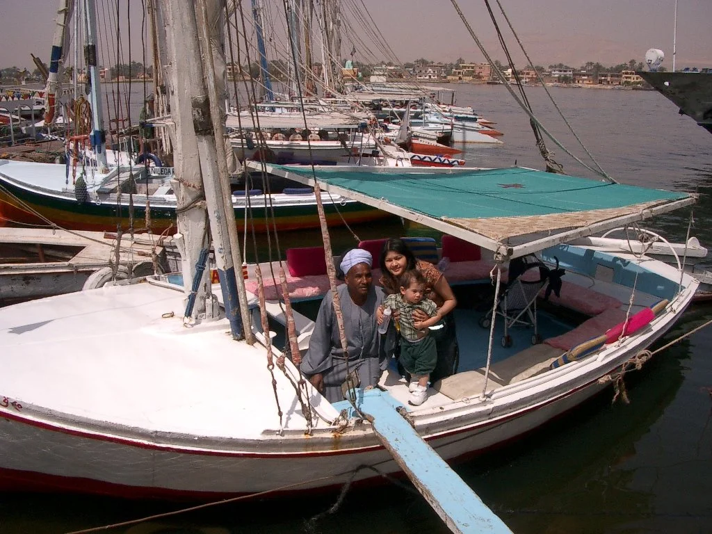 Felucca for a two hour cruise up and down the Nile near Luxor
