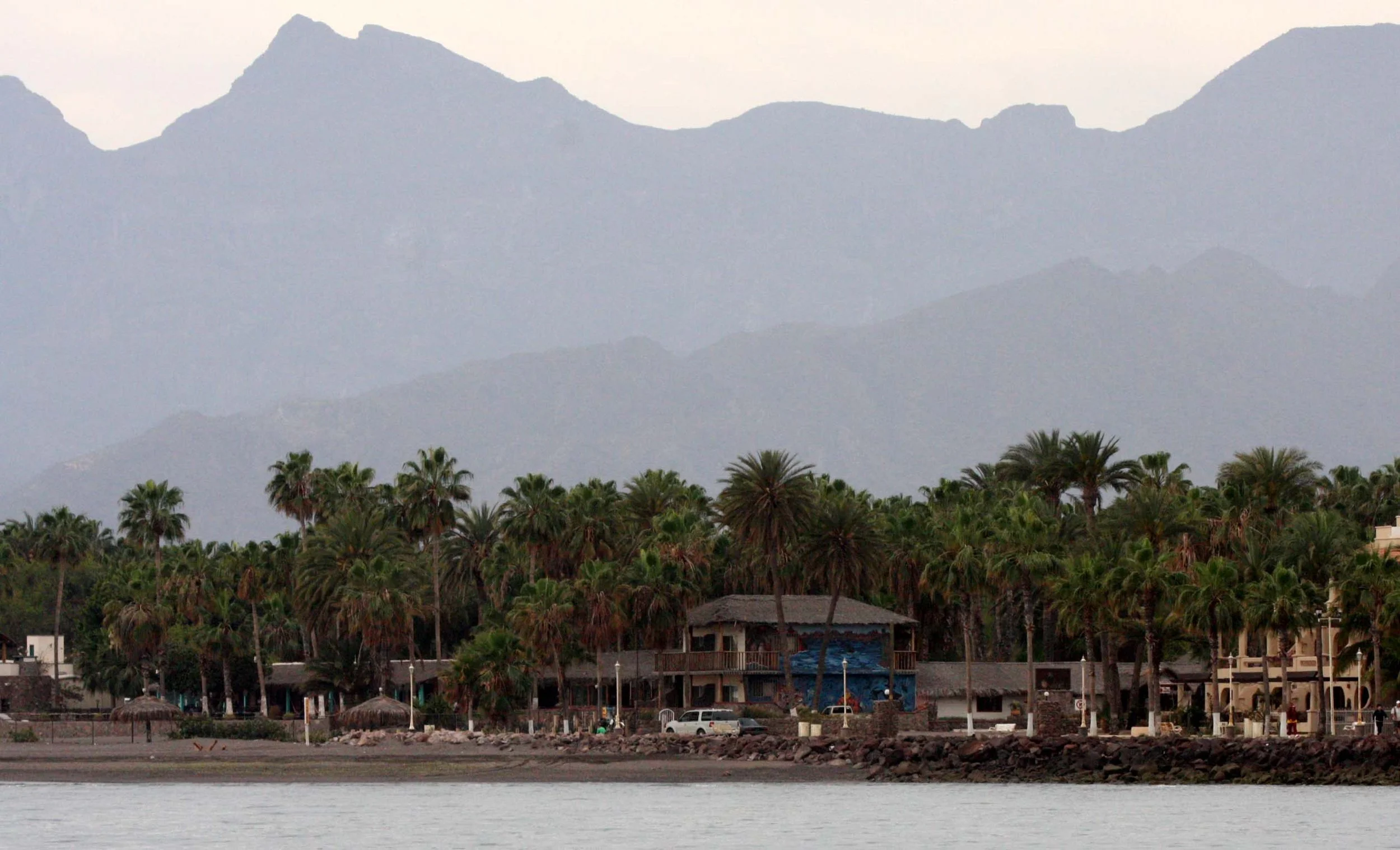 LORETO BCS - MEXICO - HOTEL OASIS AND SURROUNDING TOWN.JPG