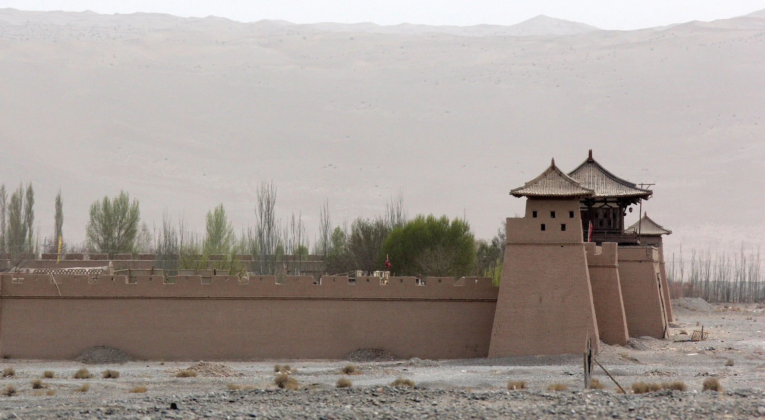DUNHUANG - MOVIE SET FORTRESS - GANSU CHINA (4).JPG