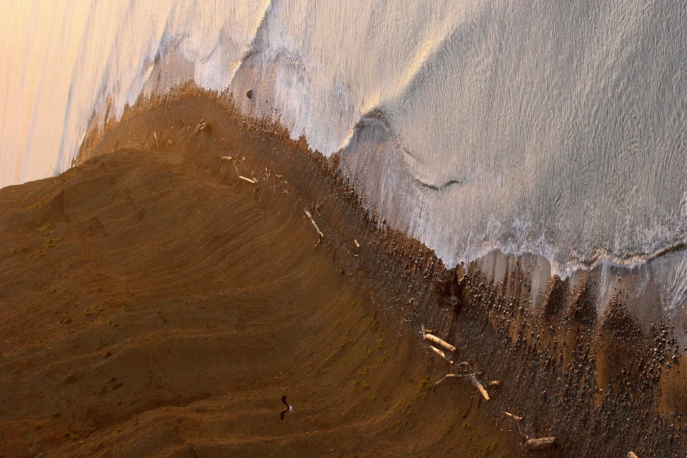 LAKE FARM BLUFFS IN EVENING SUN.JPG