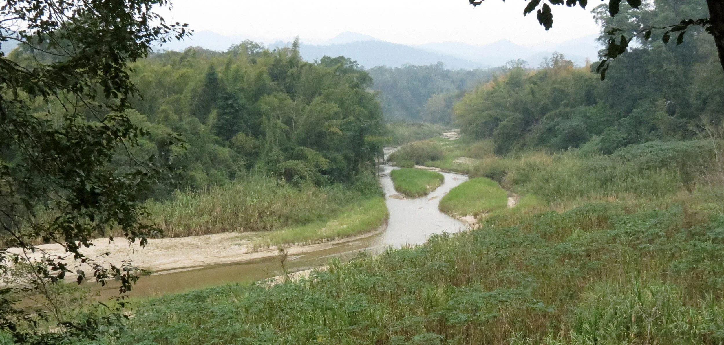 Huai Kha Khaeng River viewed from Khao Bandai Ranger Station where we spent several days a few years back