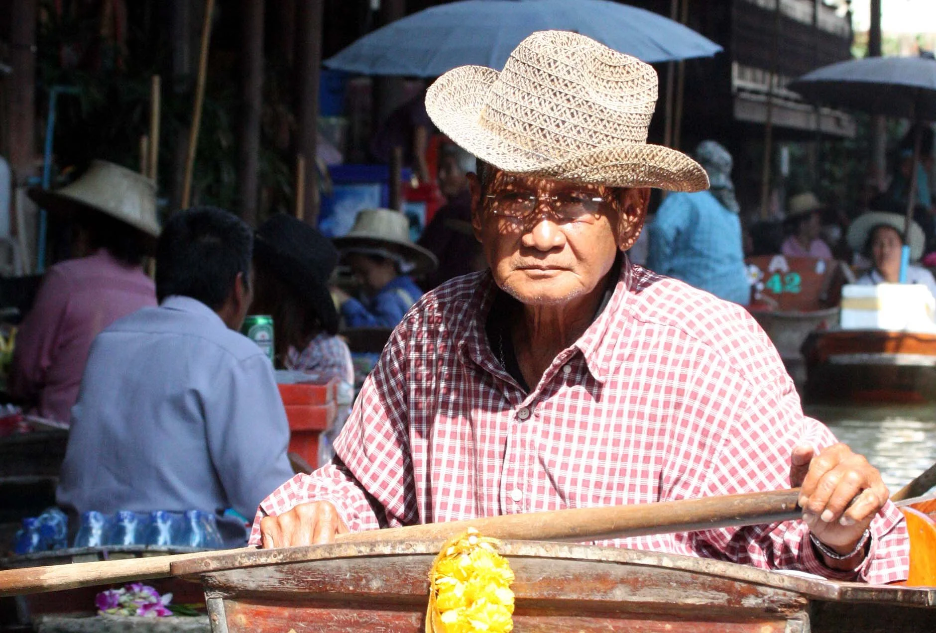 DAMNOEN SADUAK - FLOATING MARKET - CHRISTMAS IN THAILAND TRIP 2008 (39).JPG