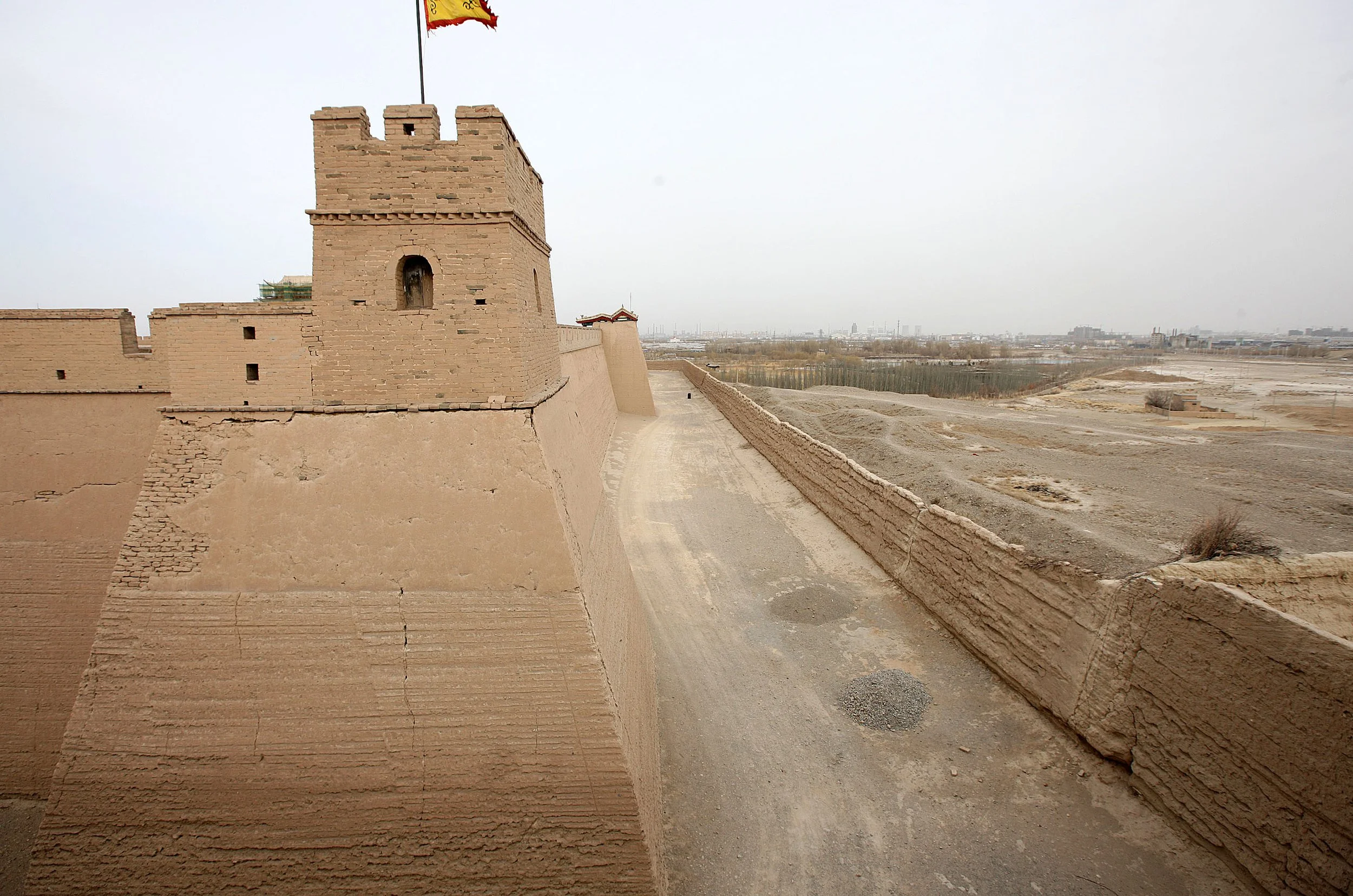 JIAYUGUAN  PASS - FORTRESS AND GREAT WALL - GANSU CHINA (34).JPG