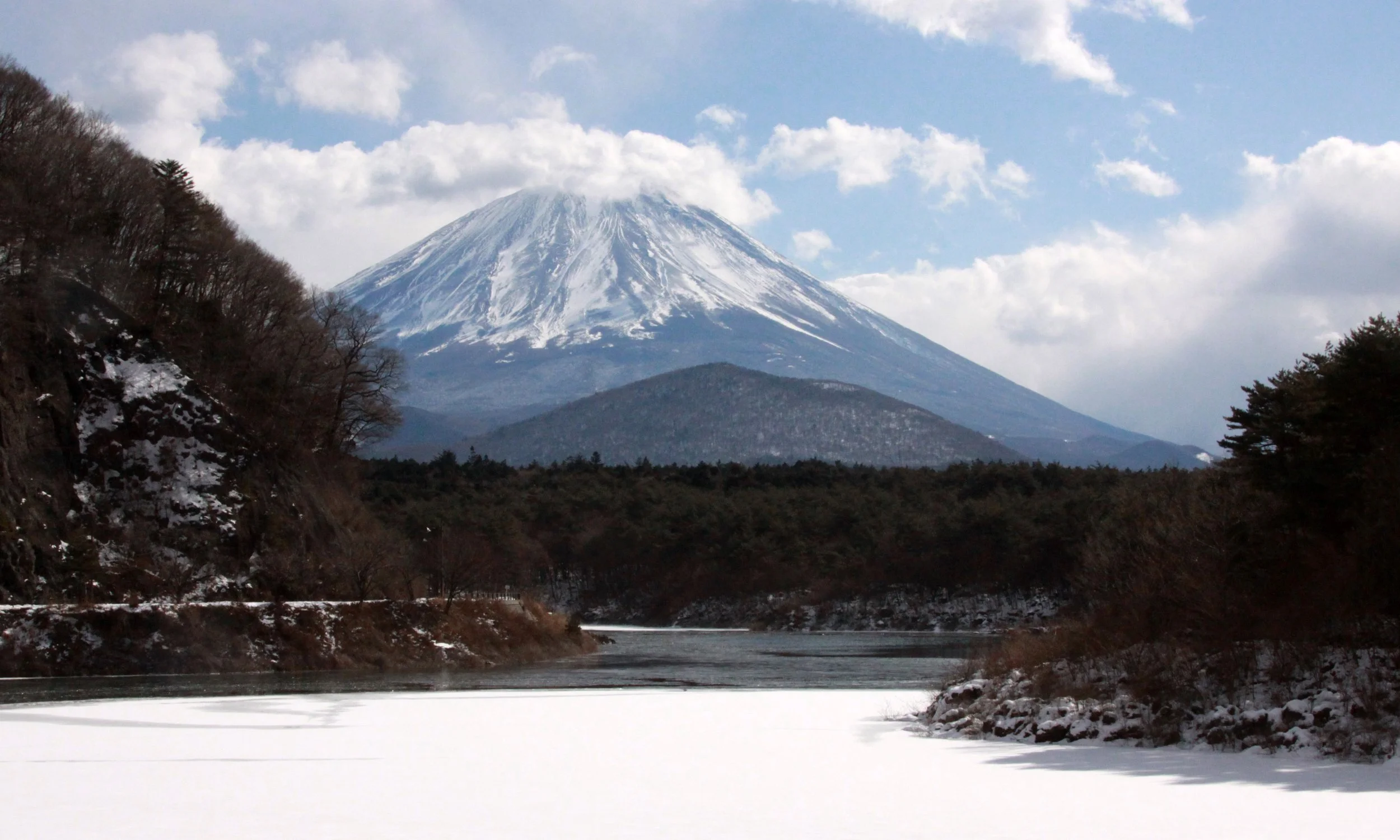 MOUNT FUJI - AS SEEN FROM LAKE SHOJI JAPAN (12).JPG