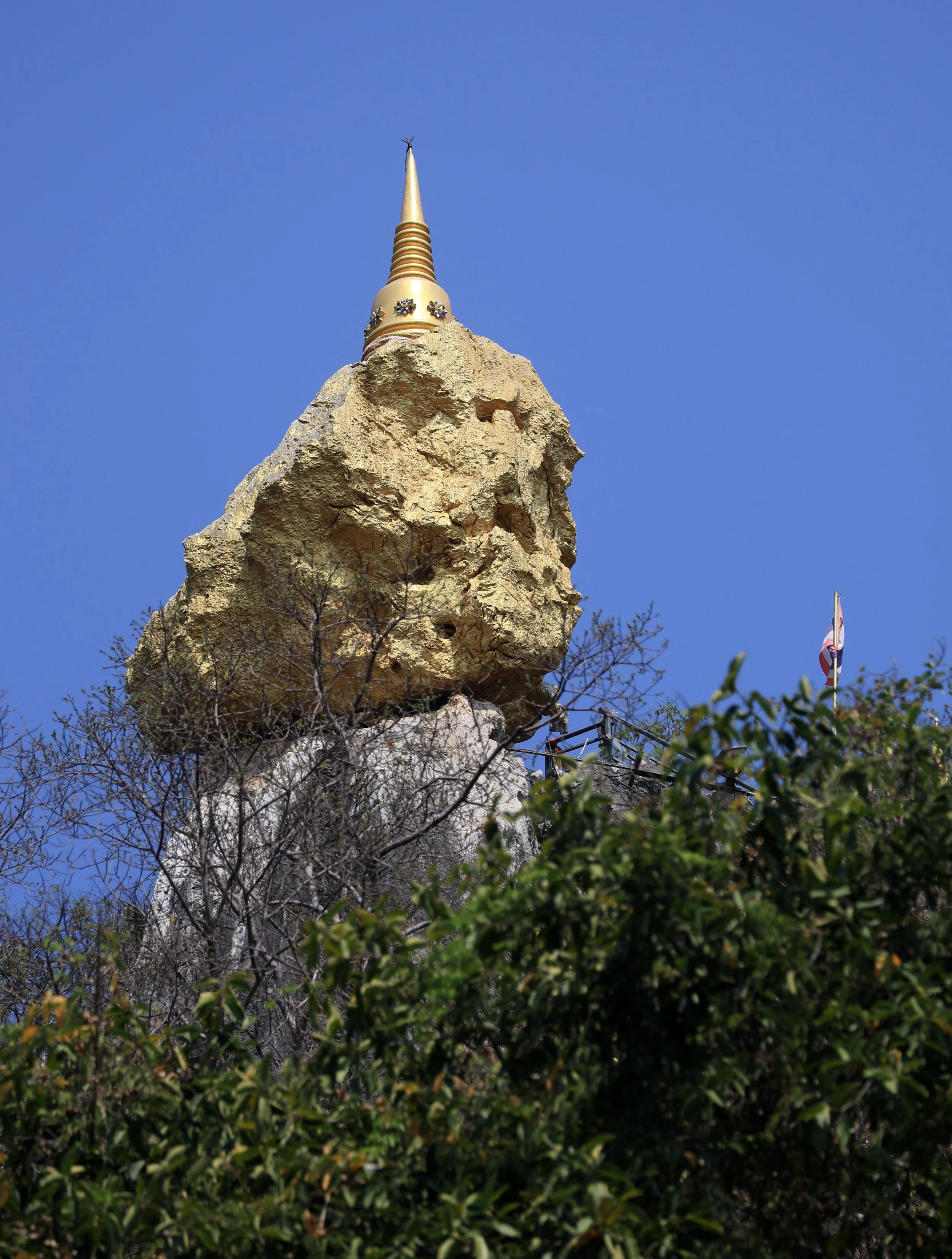 Spectacular chedi at Wat Thewarup Songtham Temple Pak Chong