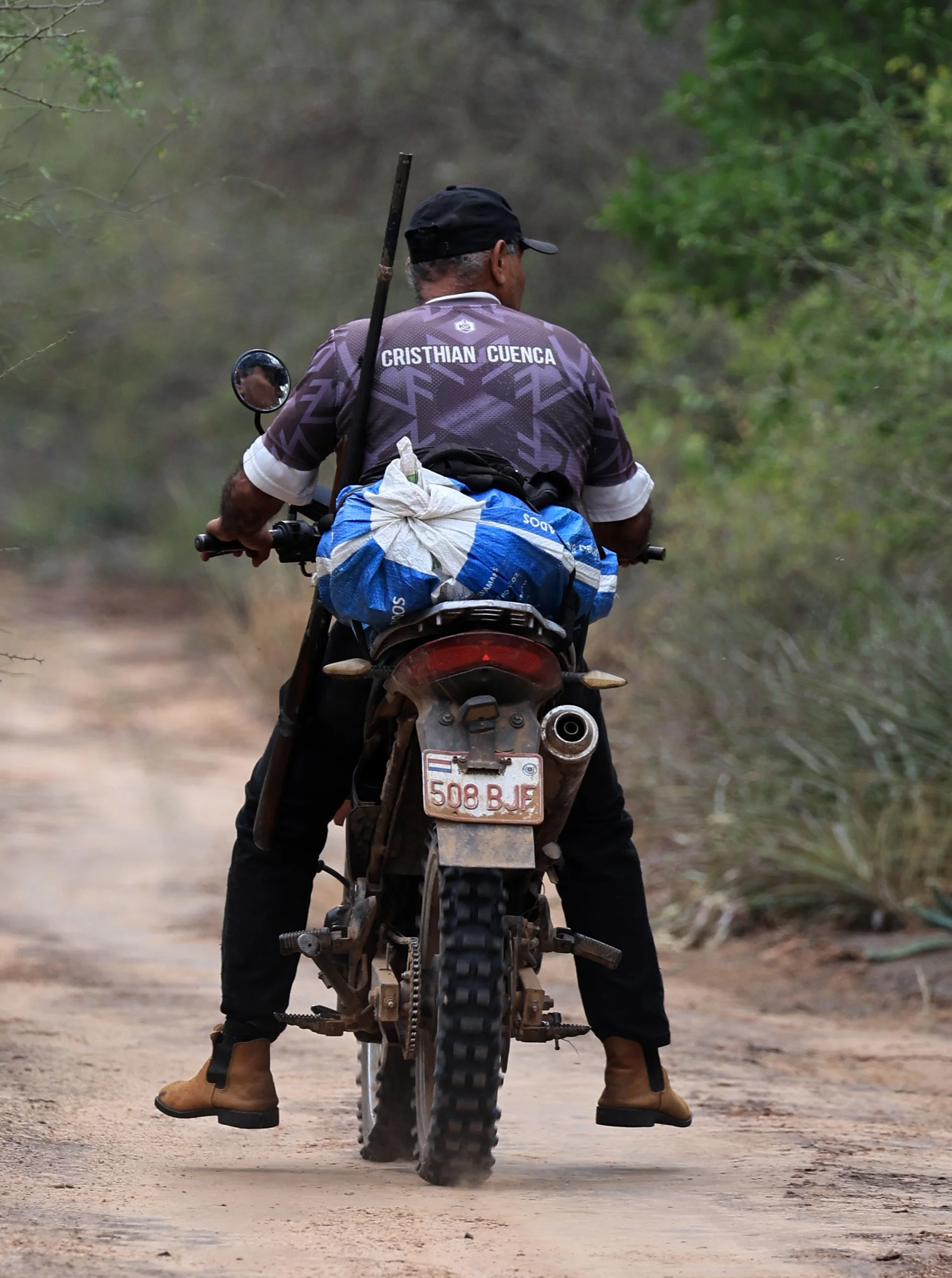 Hunting from the road is totally legal in Paraguay