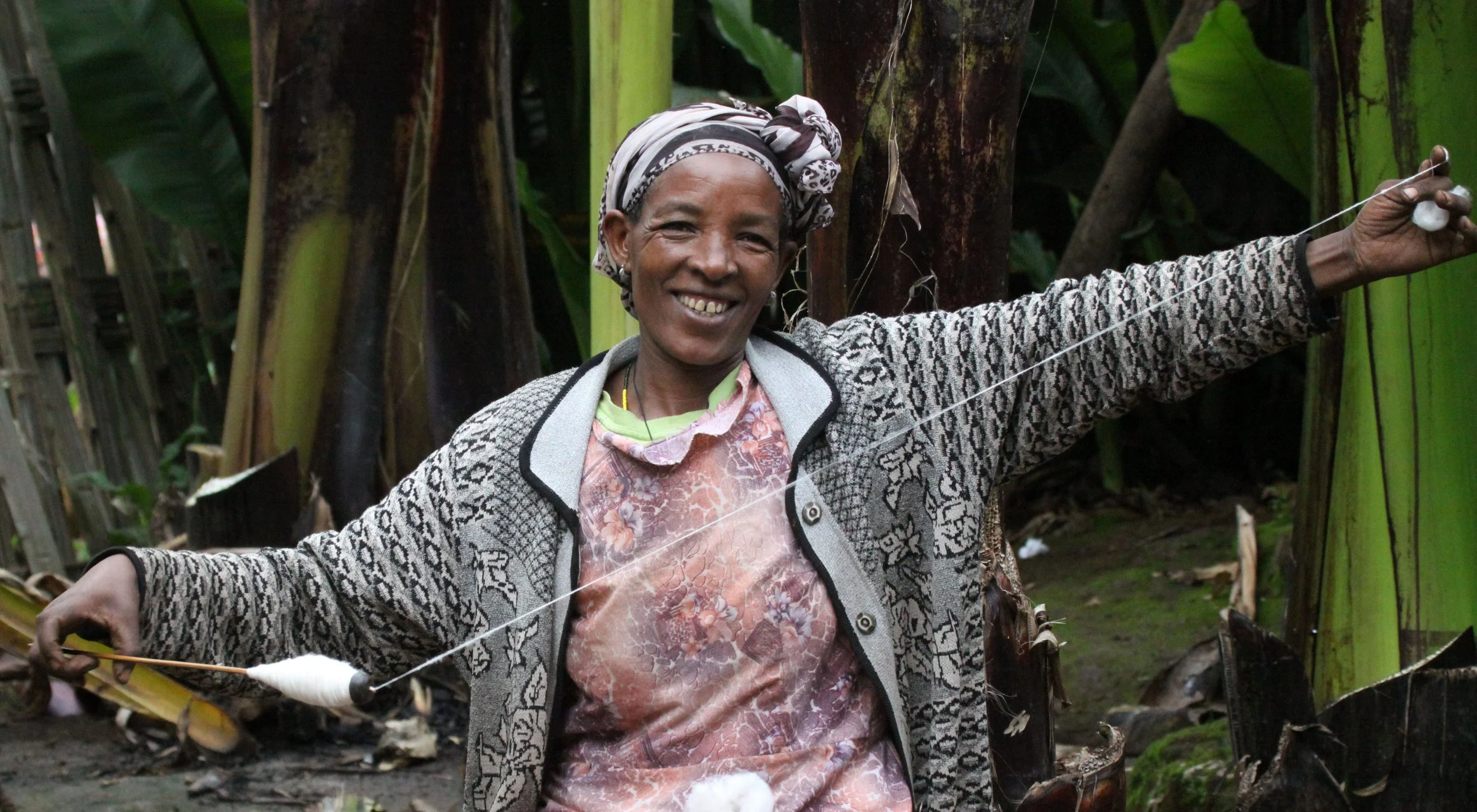 Hanging with the Dorze tribe near Senkele