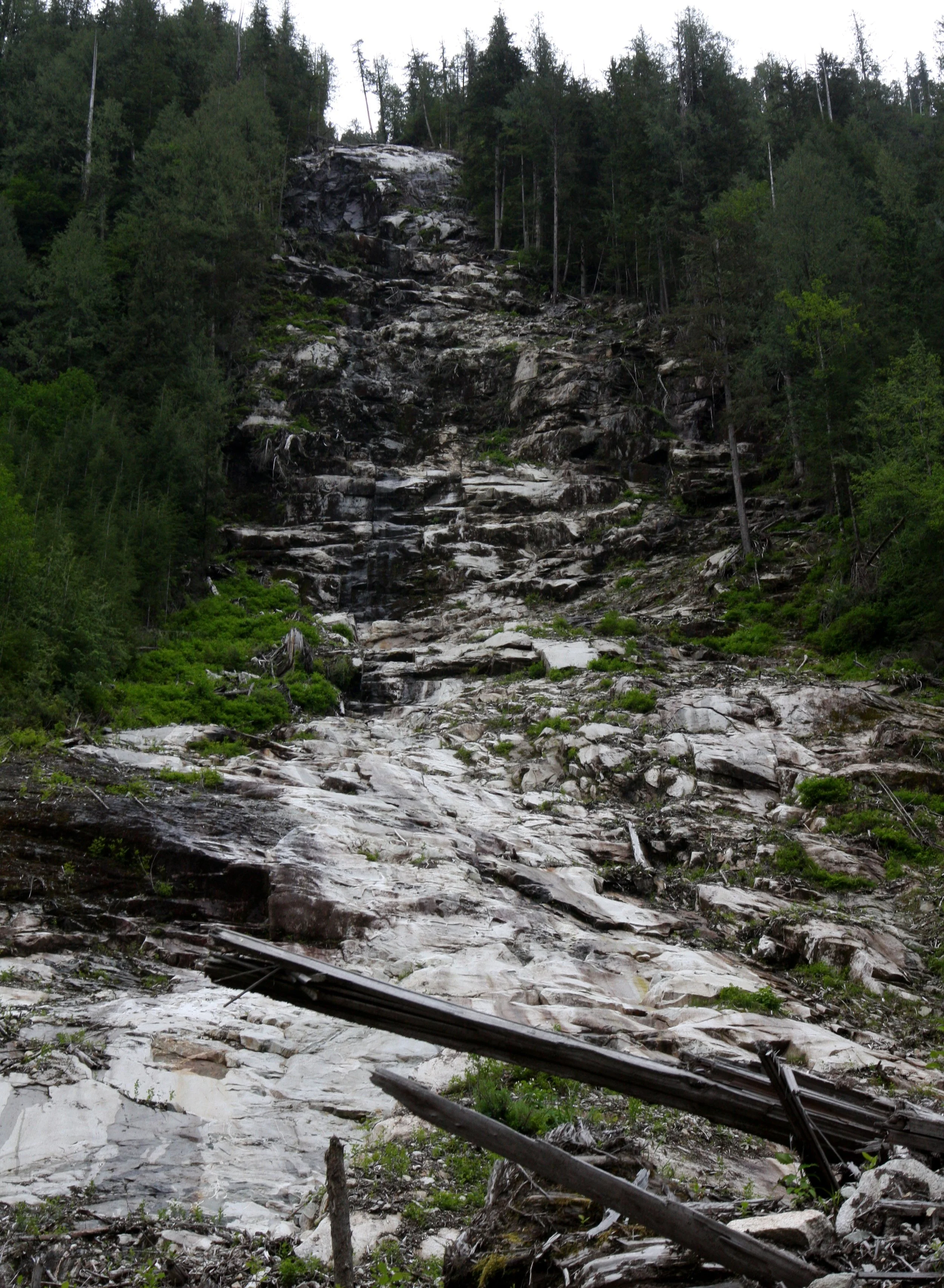THOMPSON SOUND BC - LAND SLIDE.JPG