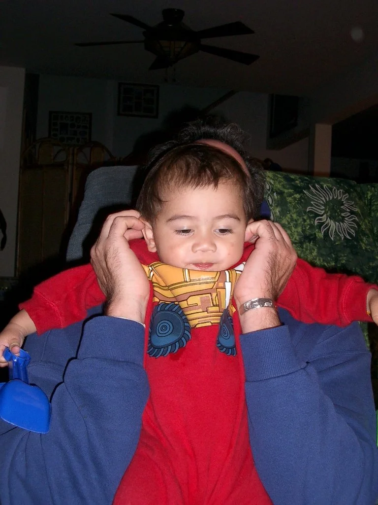 2003-10-19 COKIE AND DADDY BEING GOOFY (8).JPG