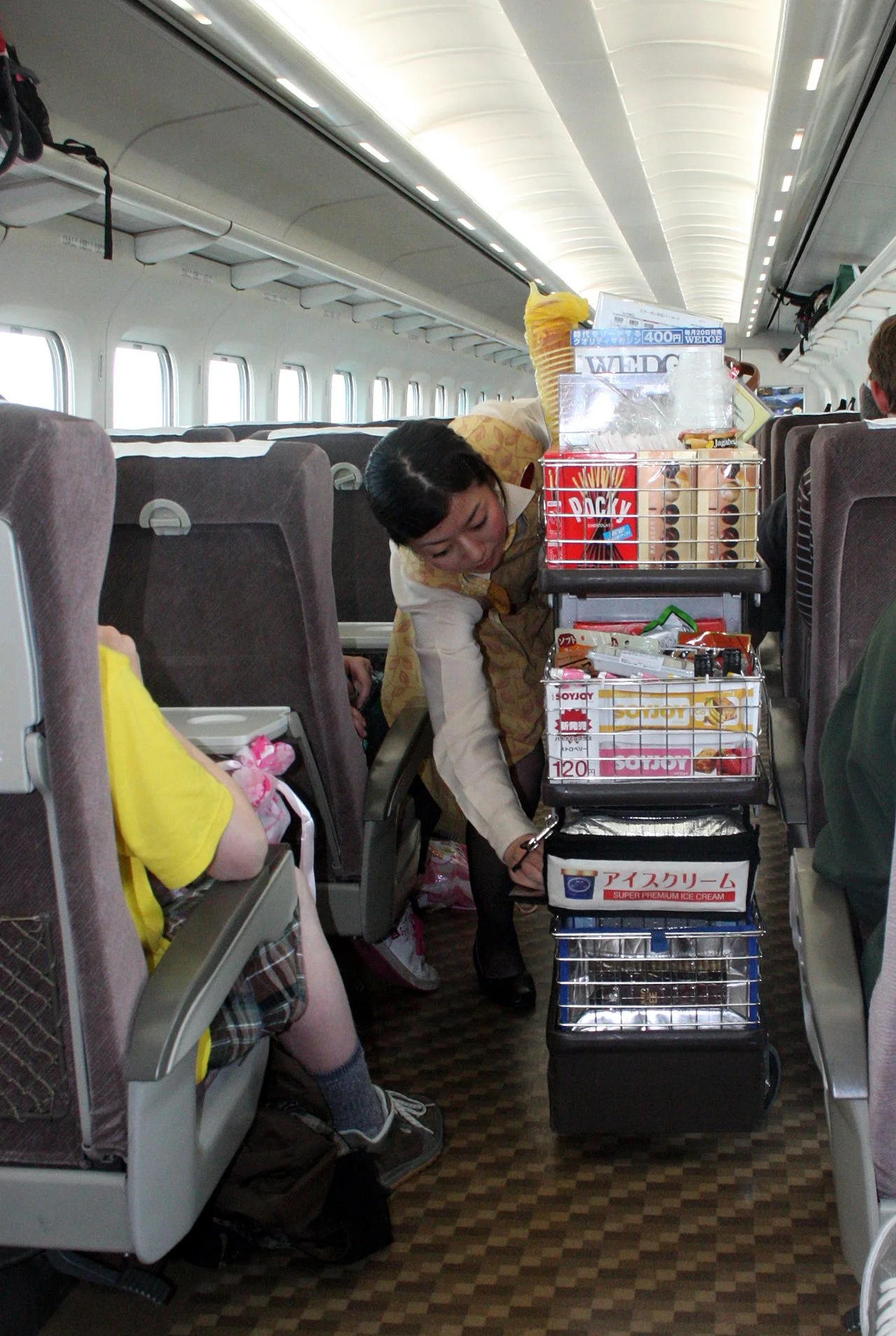 JAPAN - SHINKANSEN STEWARDESS - MAY 2009.JPG