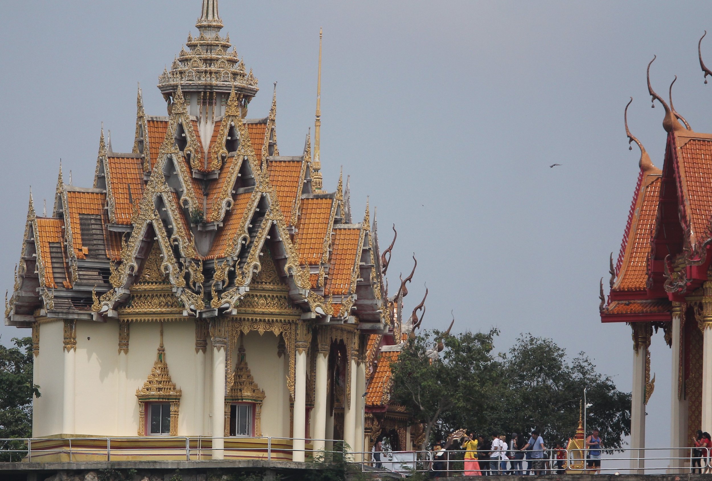Wat Tham Suea (Tiger Cave Temple) located in Kanchanaburi.