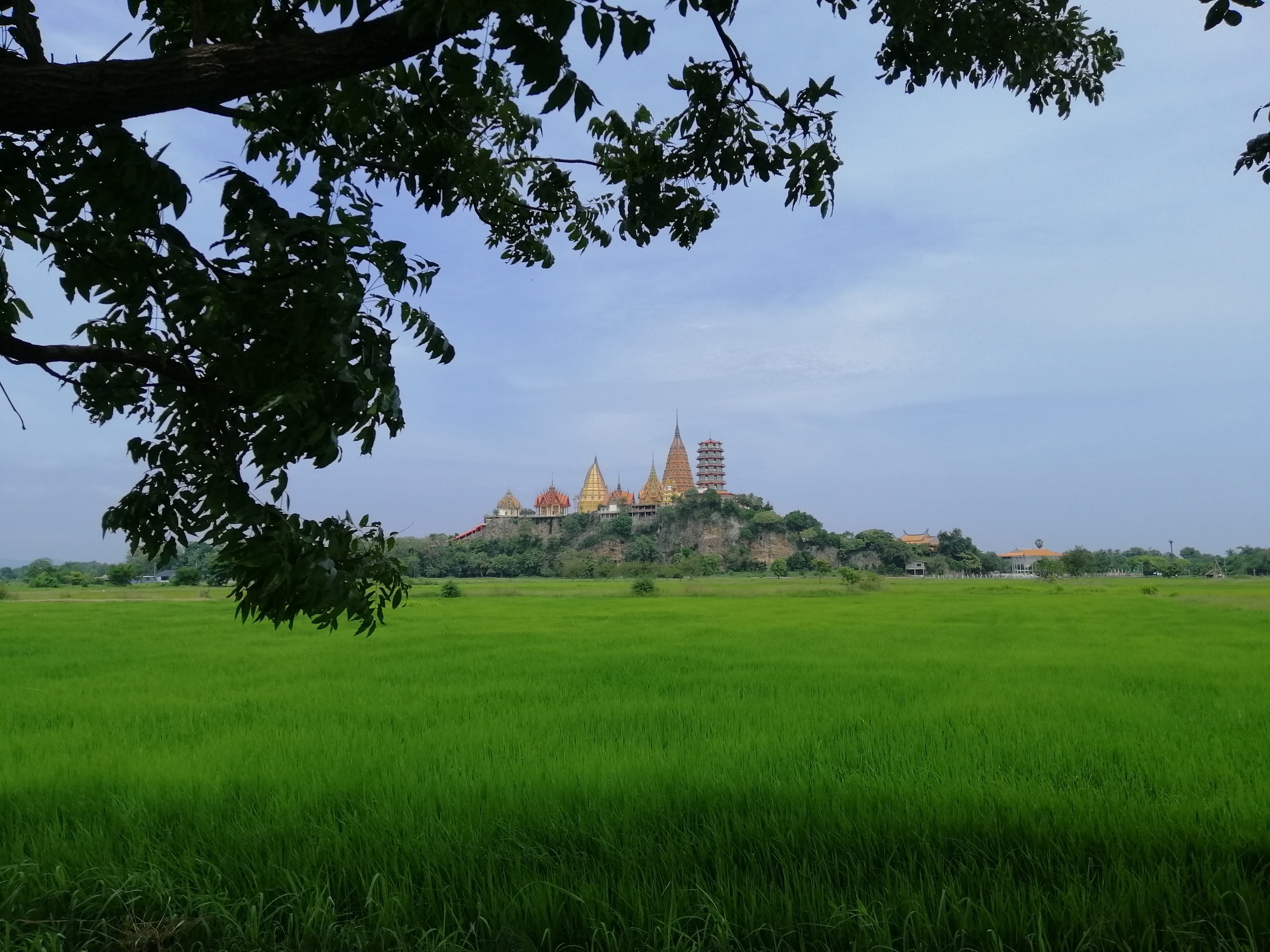Wat Tham Suea (Tiger Cave Temple) located in Kanchanaburi.