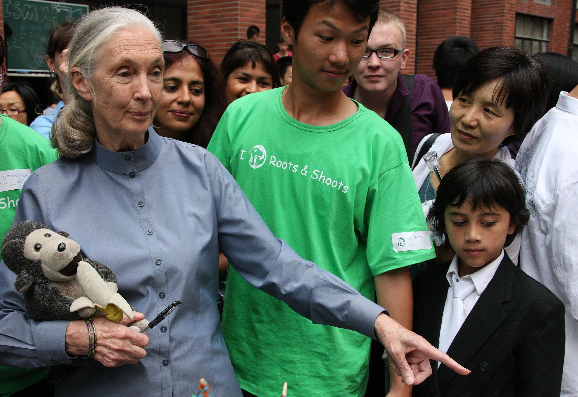 EVENING WITH DR. JANE GOODALL - 23 SEP 2010 - ROOTS AND SHOOTS (32).JPG