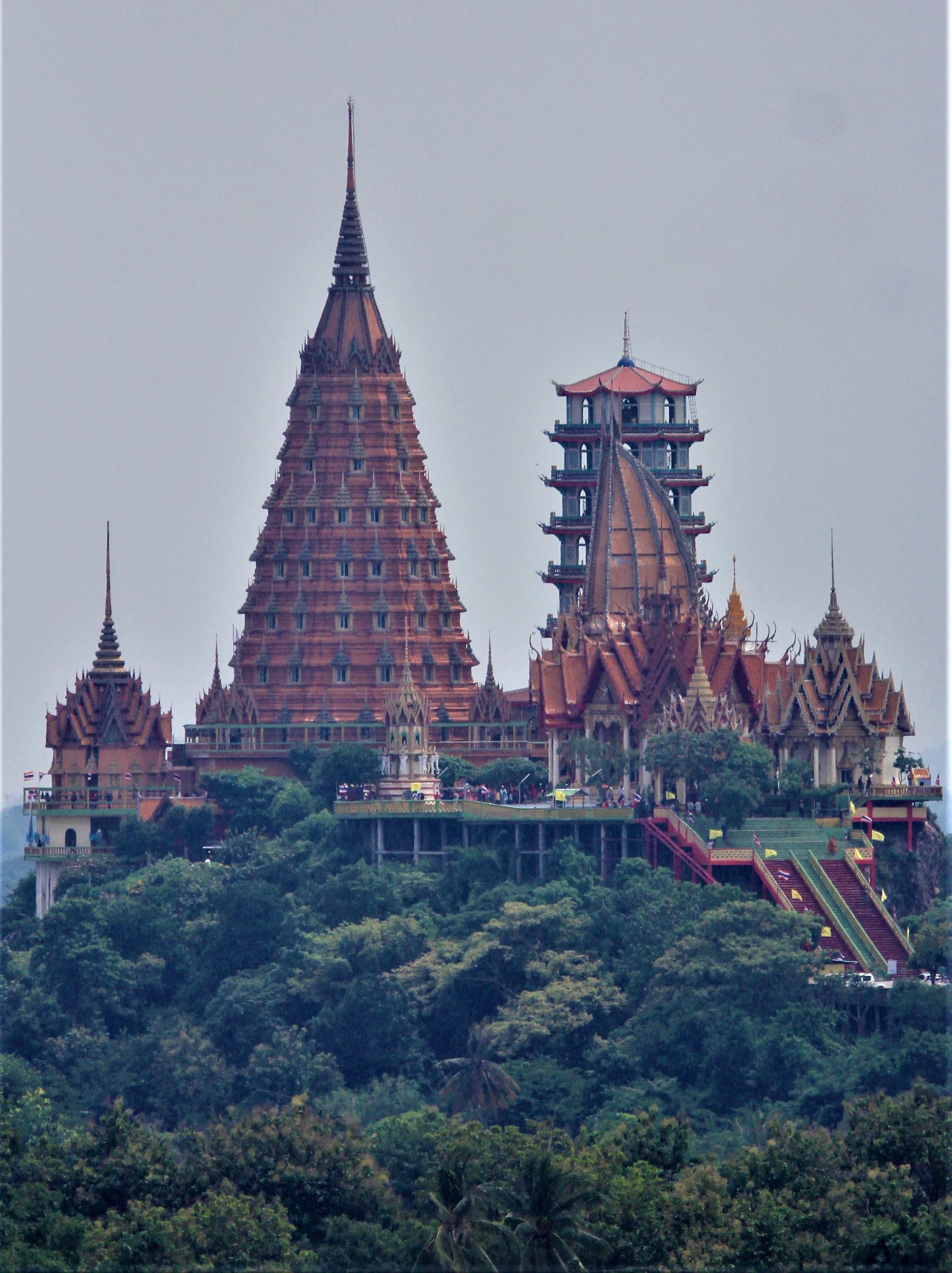 Wat Tham Suea (Tiger Cave Temple) located in Kanchanaburi.
