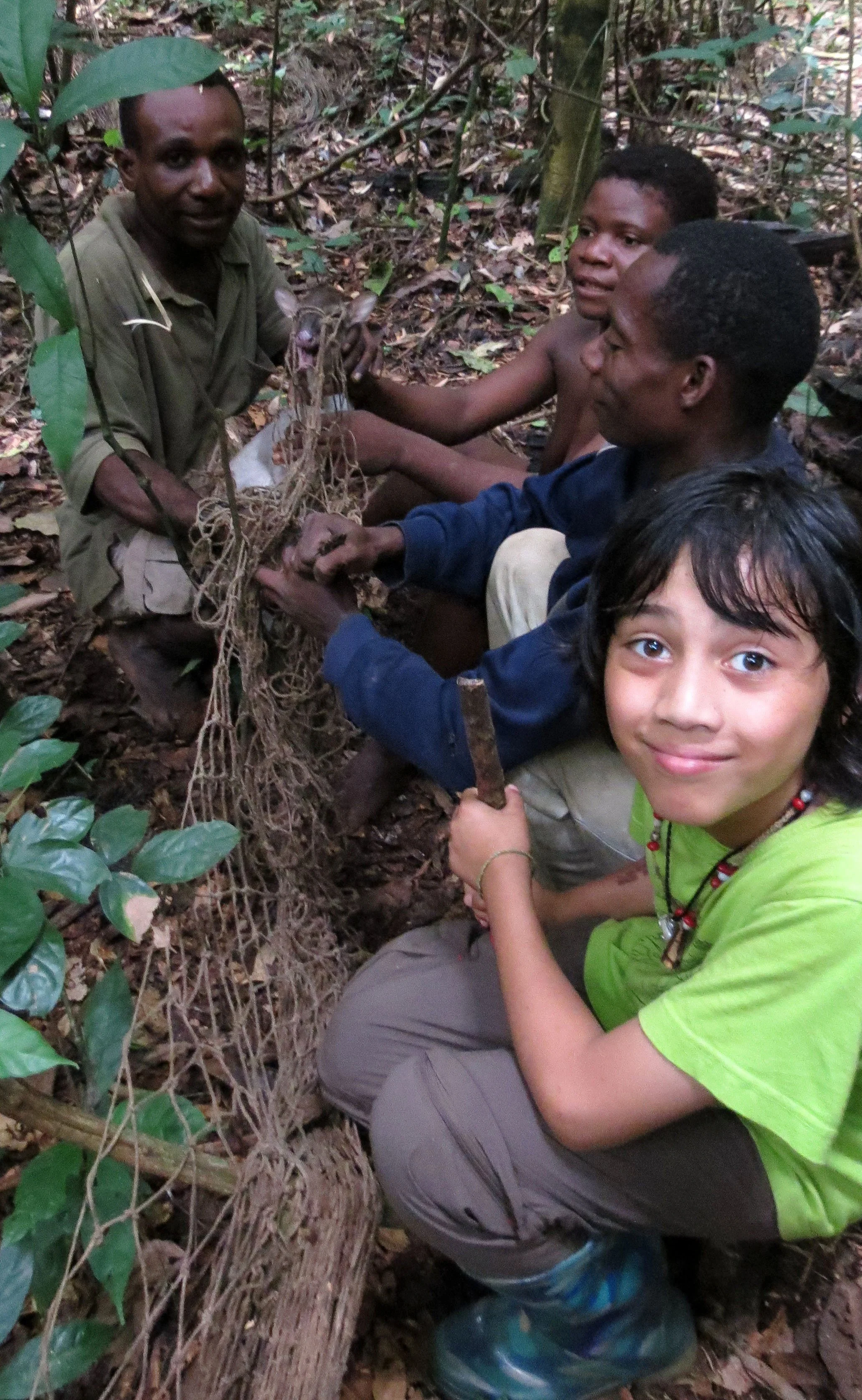Hunting with the Bayaka Pygmy