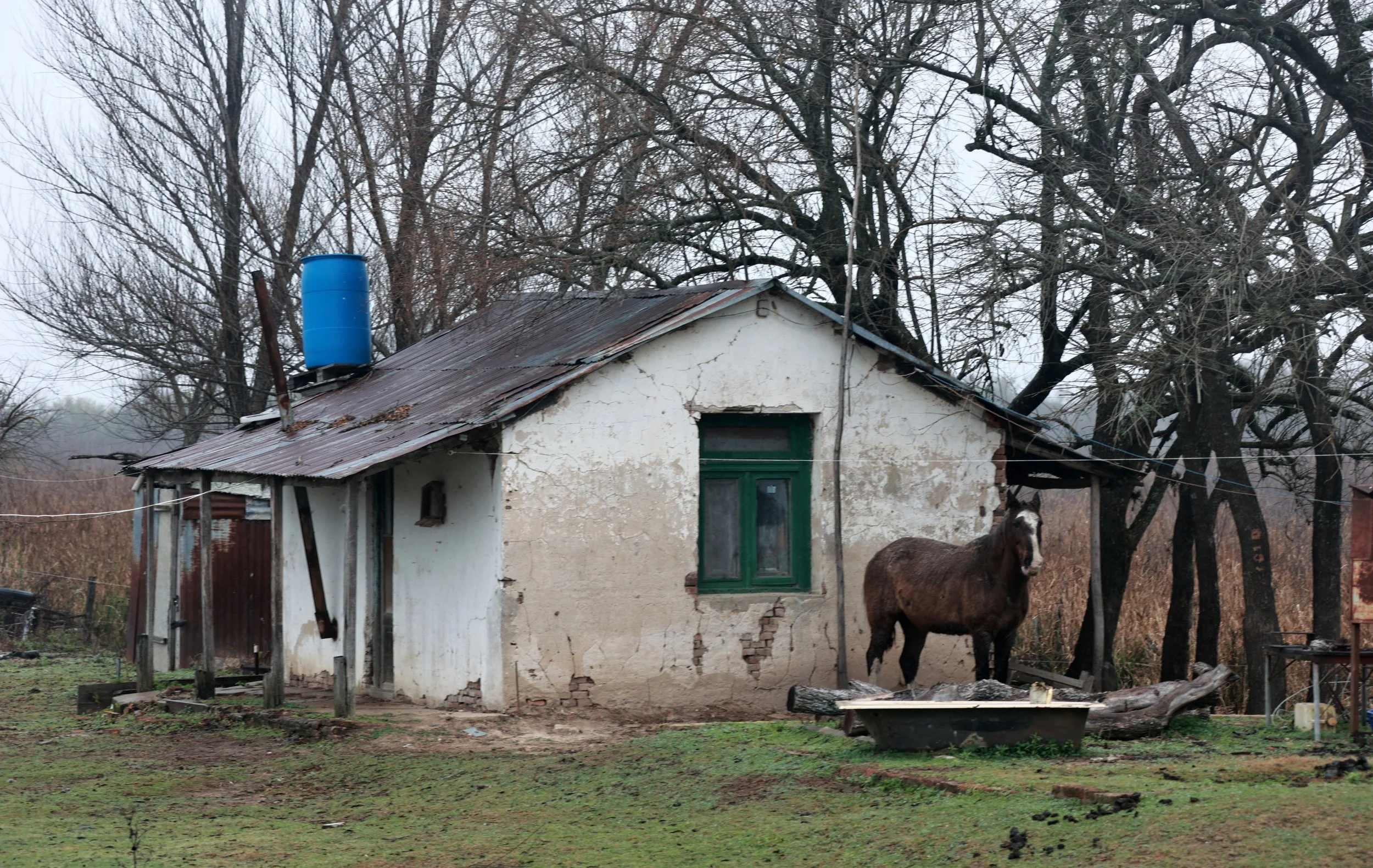 Typical home on the reserve.