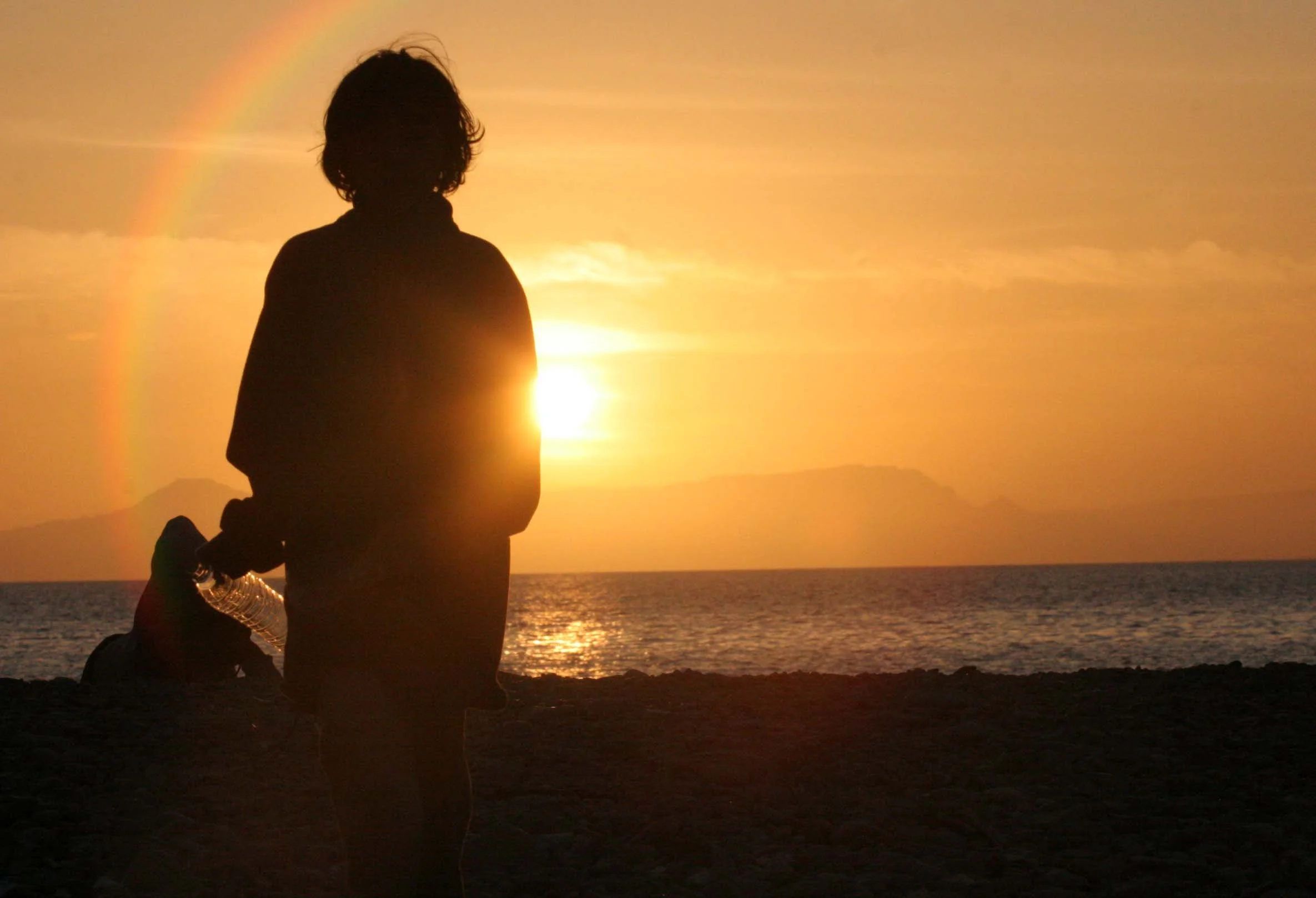 ISLA SANTA CATALINA - SUNSET FROM BASECAMP.JPG