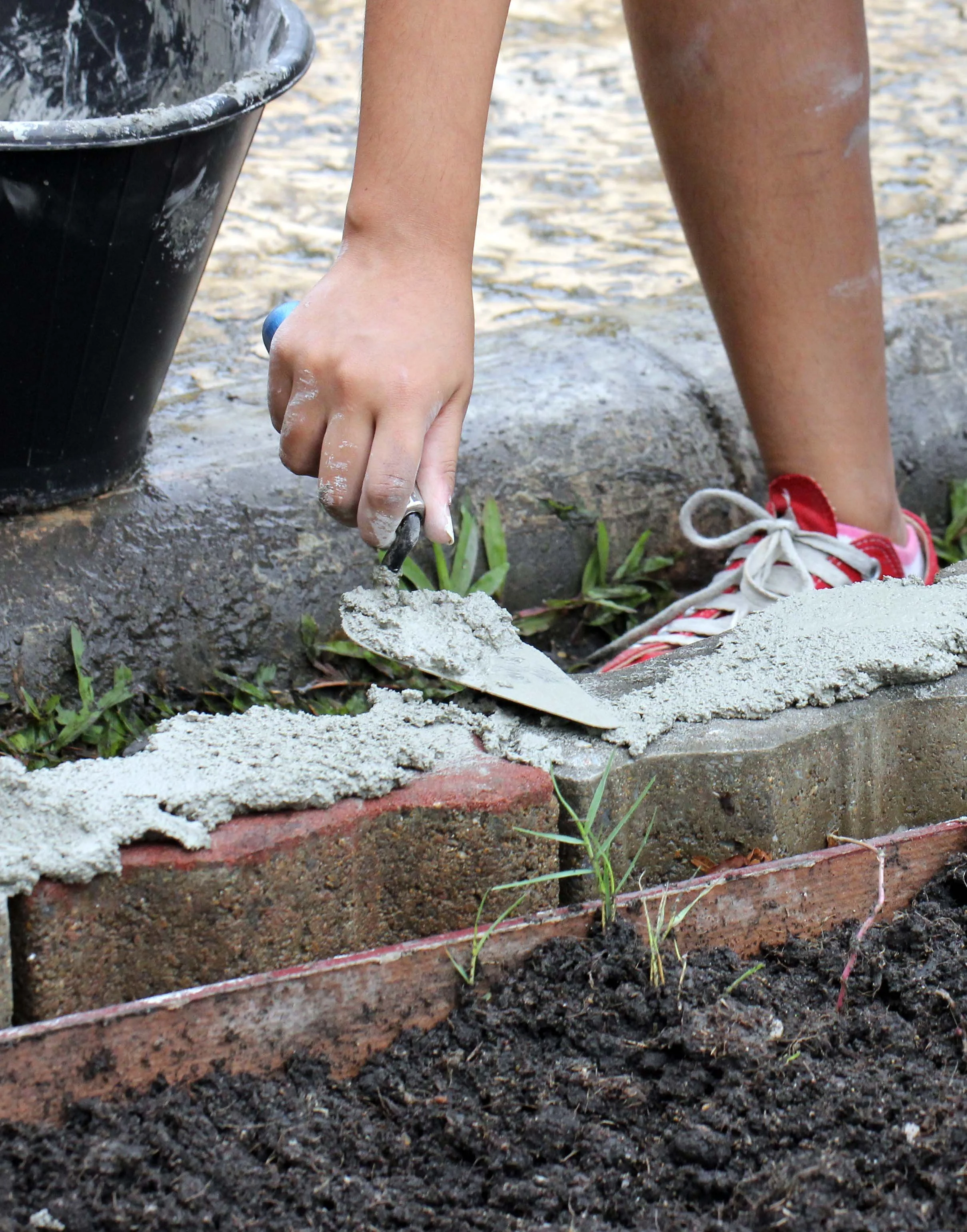 2013 Roots & Shoots Raised Garden Bed Construction at ISB First Year (87).JPG