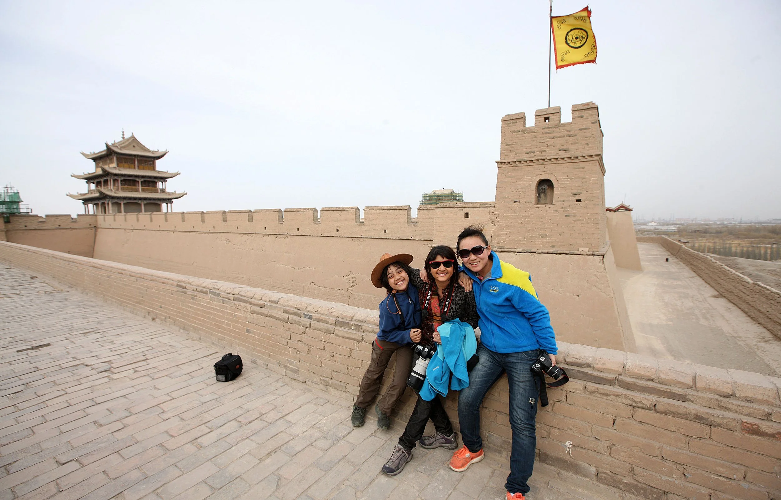 JIAYUGUAN  PASS - FORTRESS AND GREAT WALL - GANSU CHINA (49).JPG
