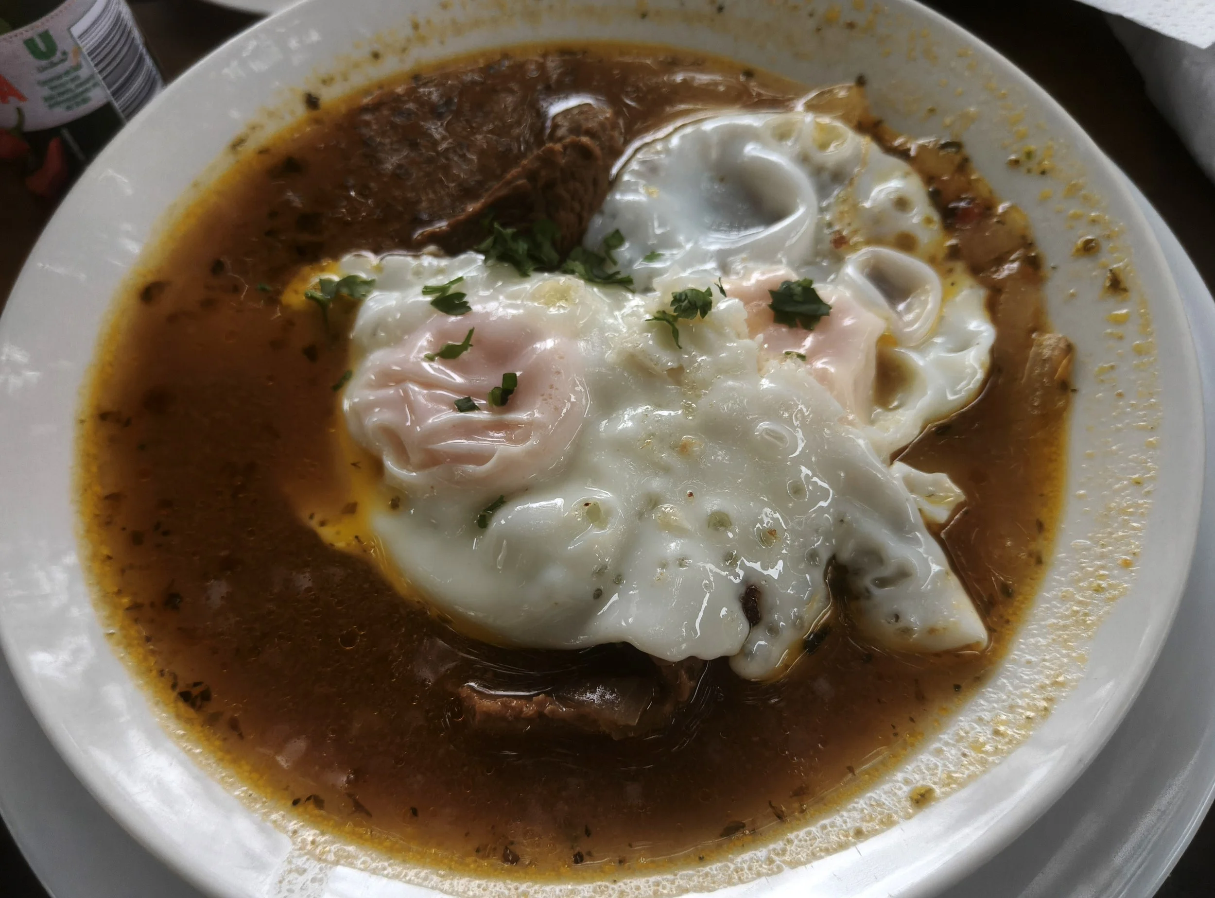 Delicious Paraguayan beef soup!  Best in Paraguay