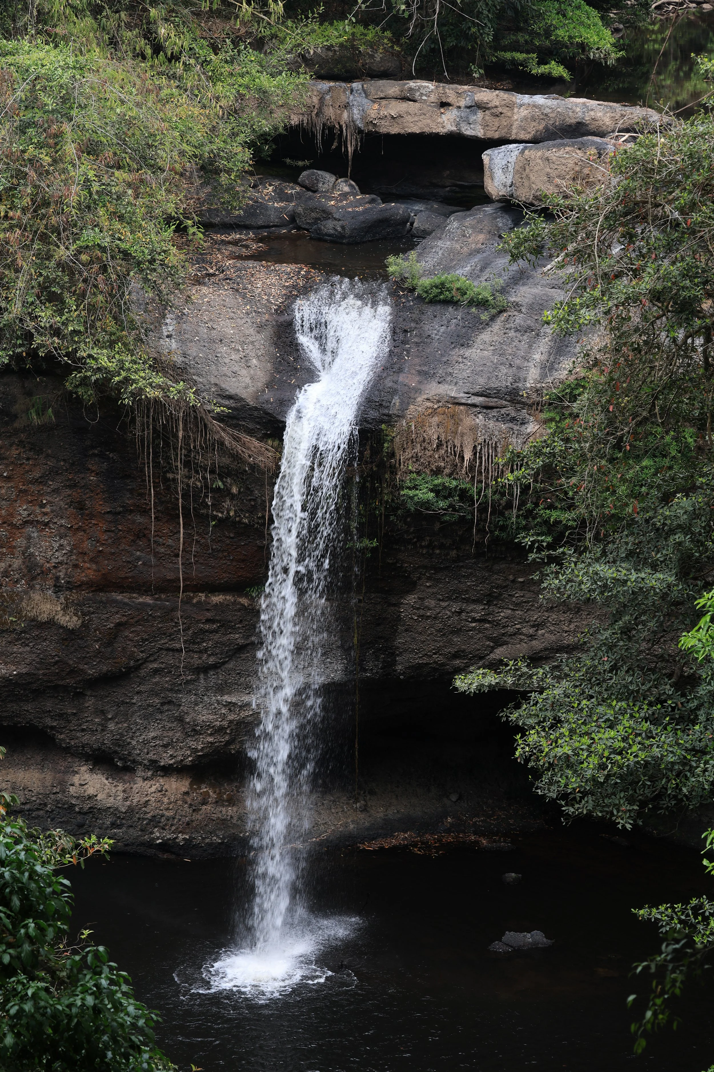 Haew Suwat Waterfall is another great place to see DPKY's geology.  This image is Haew Suwat in the dry season