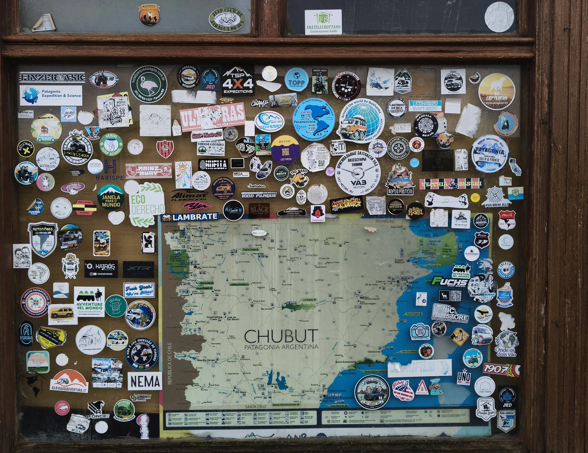 Just like Brazil, stickers are popular in Argentina.