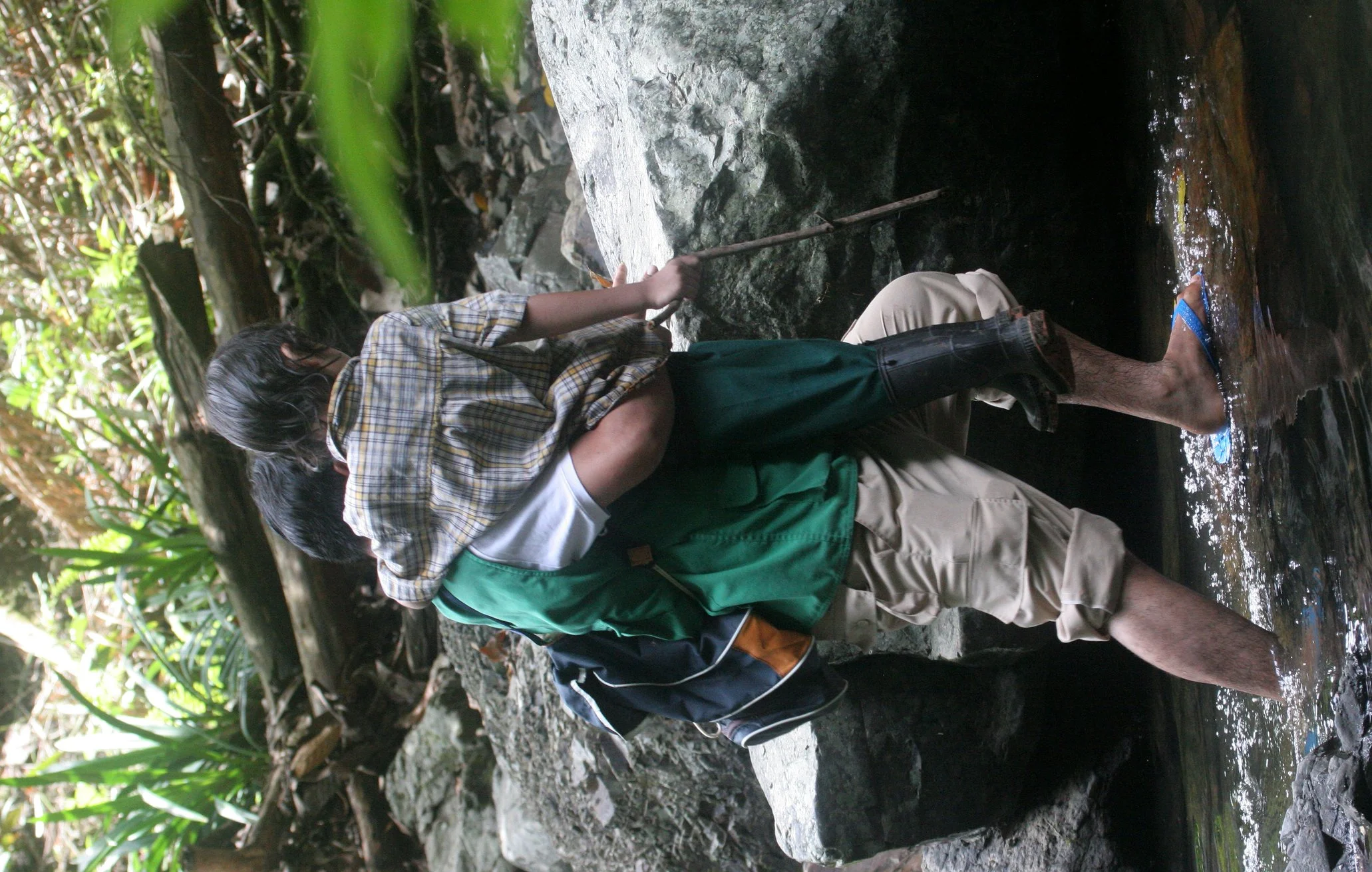 TABIN WILDLIFE RESERVE BORNEO - TREKKING WITH GUIDE.JPG