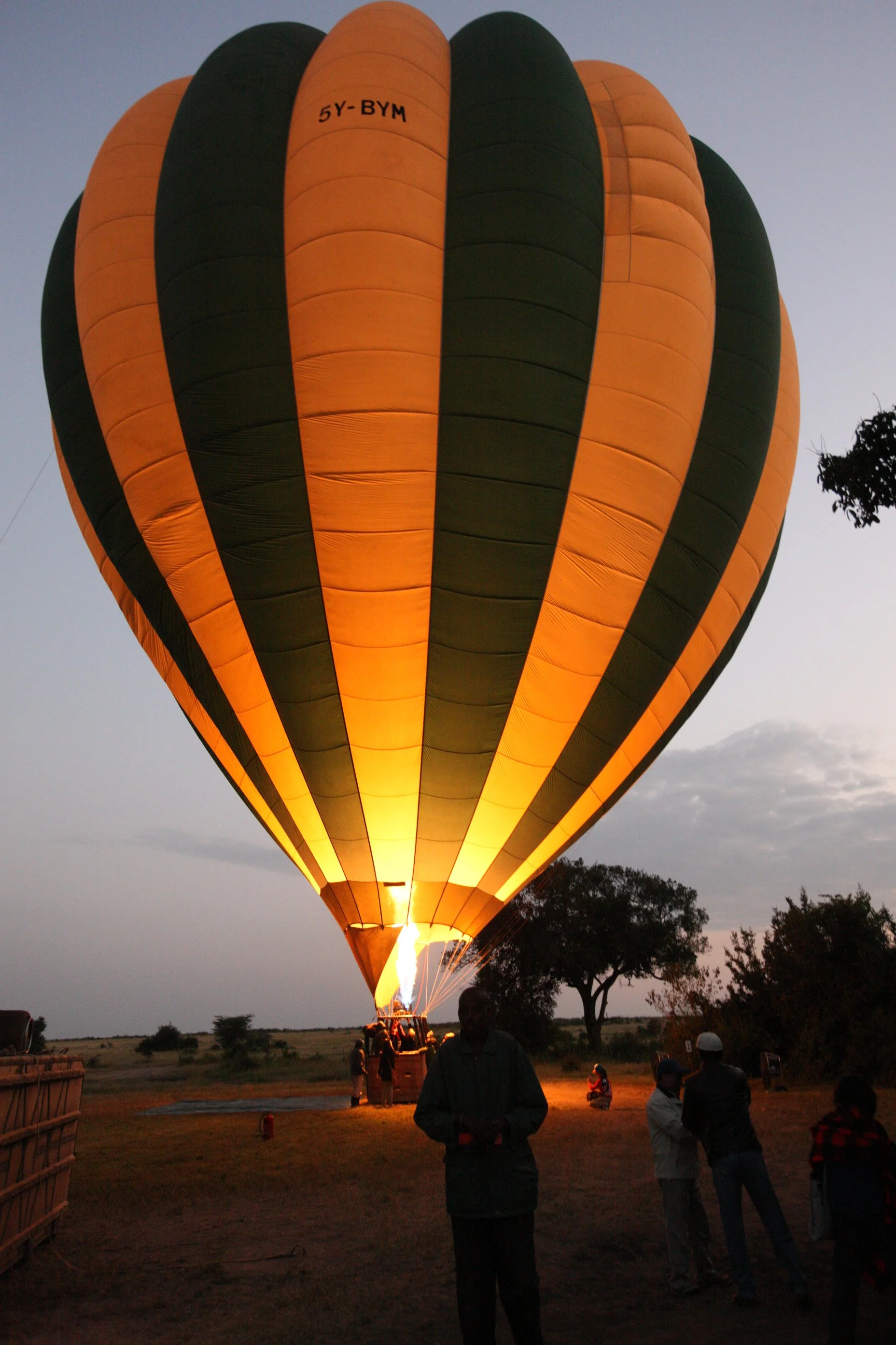 Balloon ride over the Mara