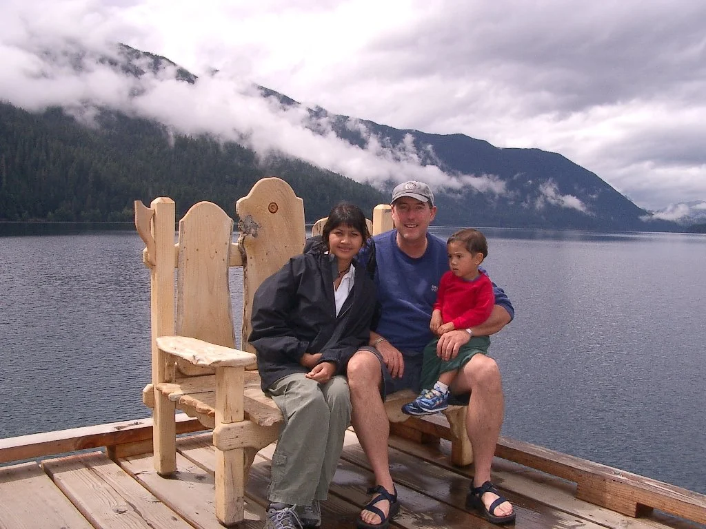 2004-8-6 HIKE TO MARYMERE FALLS AND LAKE CRESCENT (4).JPG