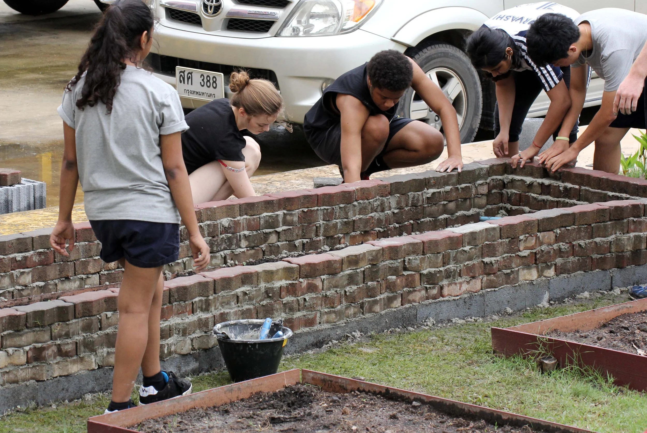 2013 Roots & Shoots Raised Garden Bed Construction at ISB First Year (118).JPG