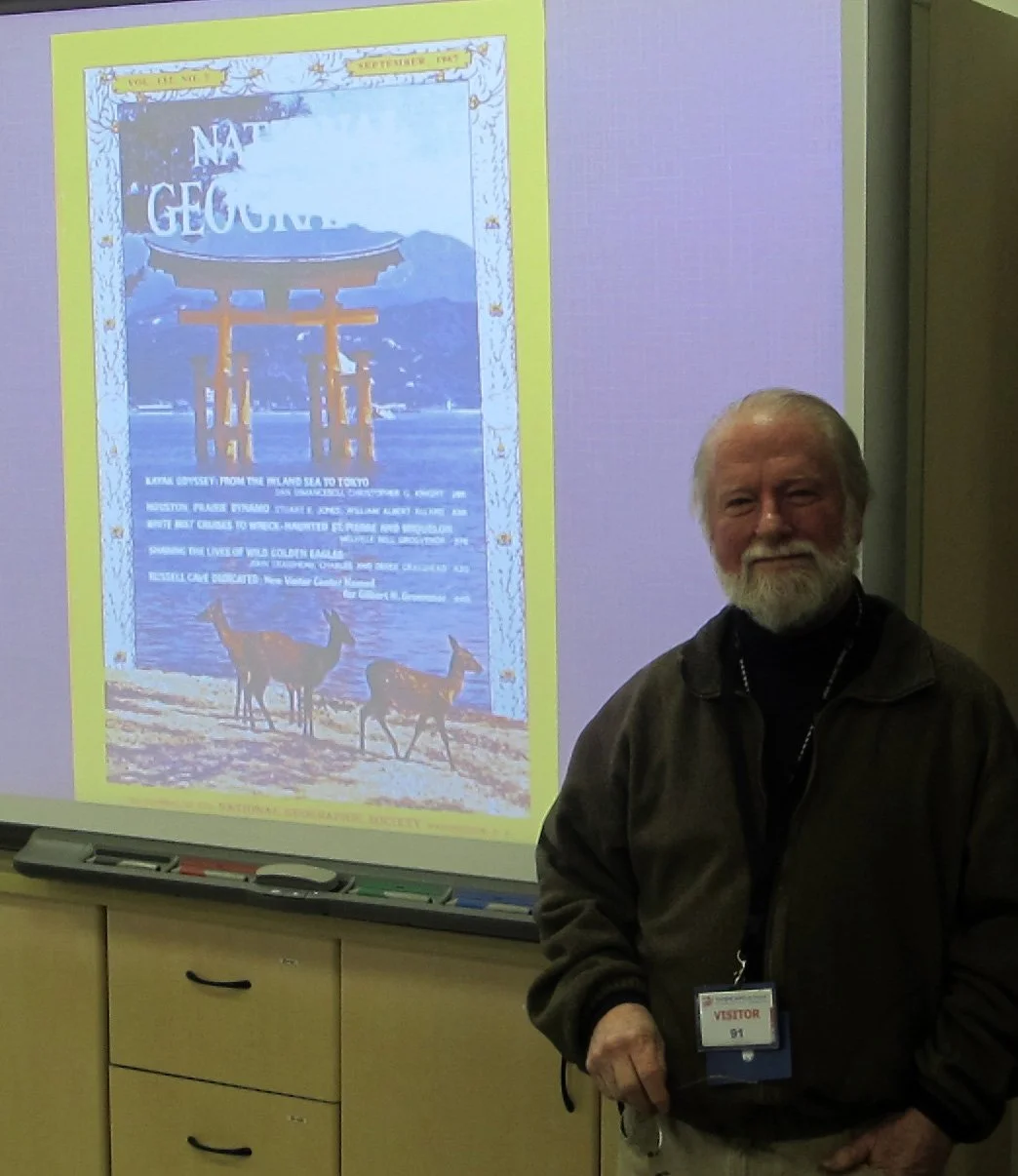 Christopher Night National Geographic Photographer - Guest Speaker to my class at SAS