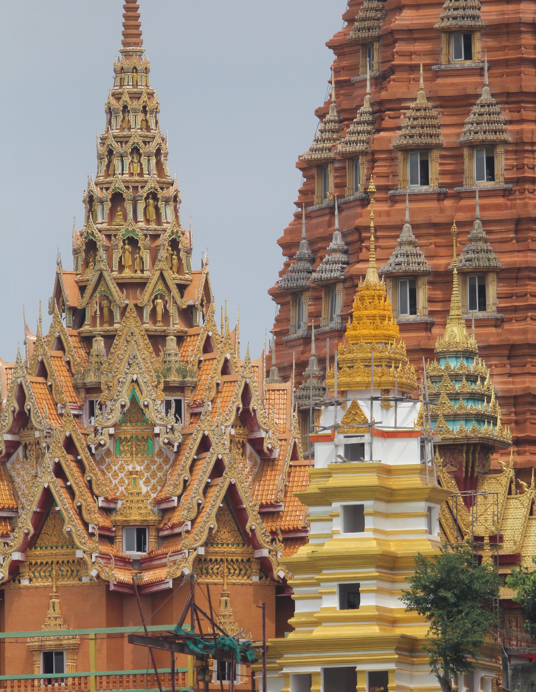 Wat Tham Suea (Tiger Cave Temple) located in Kanchanaburi.