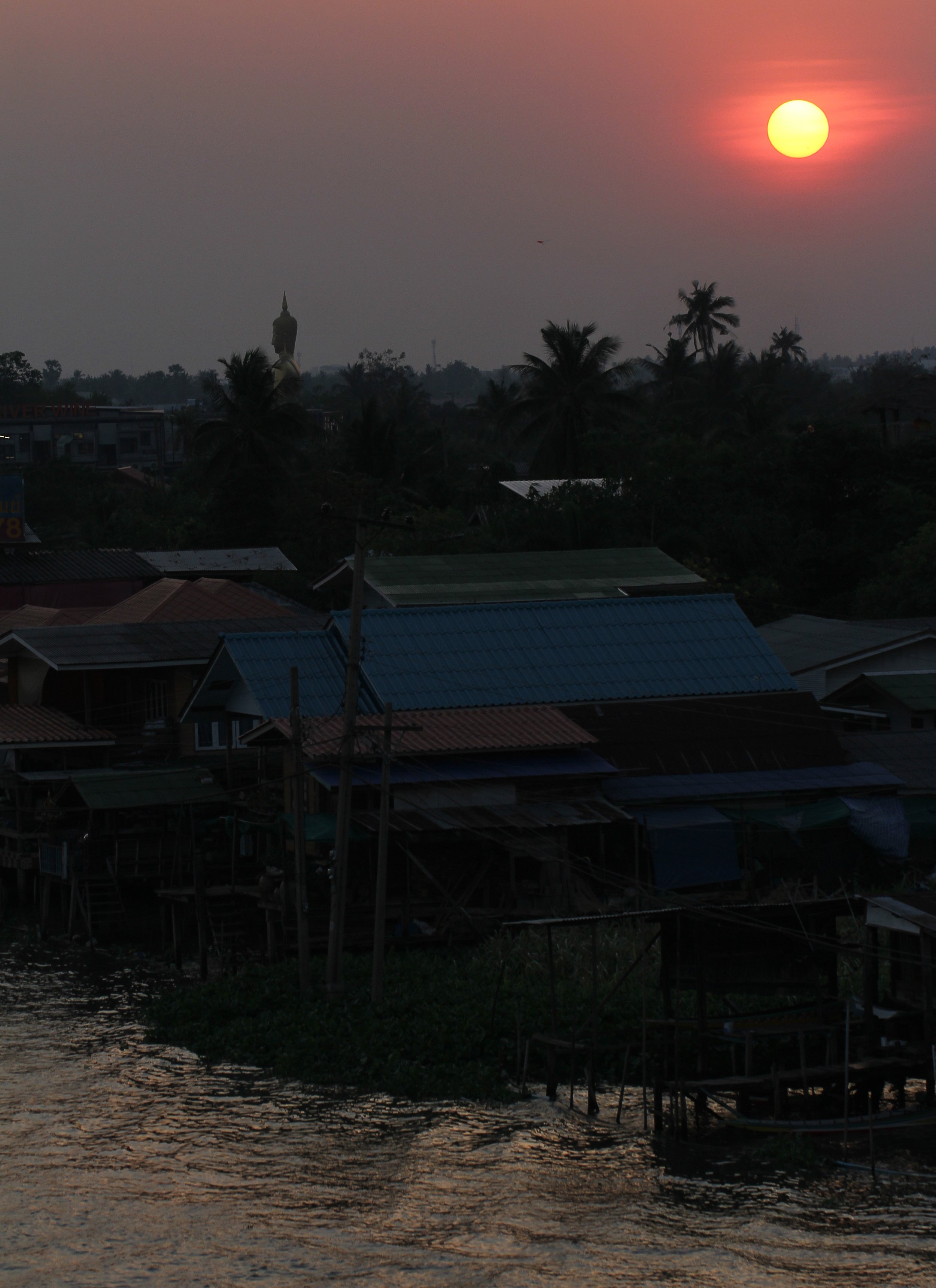 2015 Pakkret Nonthaburi Sunset on Chao Praya (61).JPG