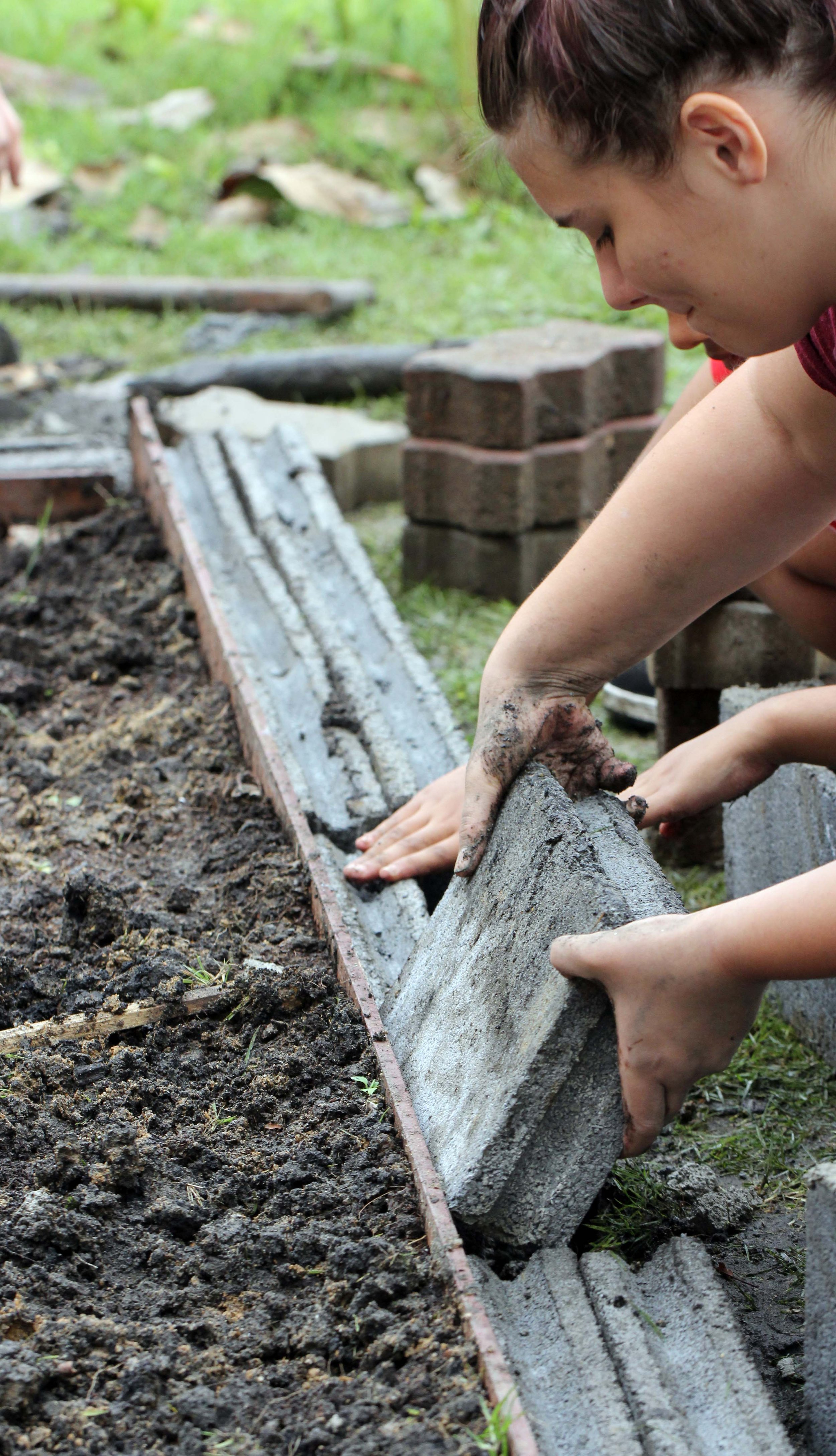 2013 Roots & Shoots Raised Garden Bed Construction at ISB First Year (72).JPG