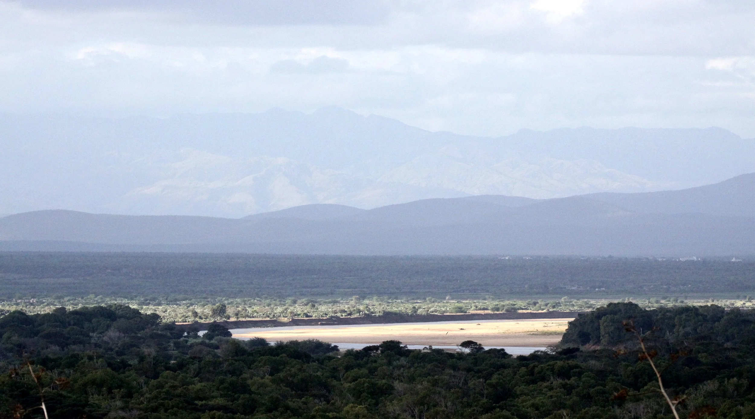 BERENTY RESERVE MADAGASCAR - VIEW OF TAMARIND FOREST GALLERY AND RIVER.JPG