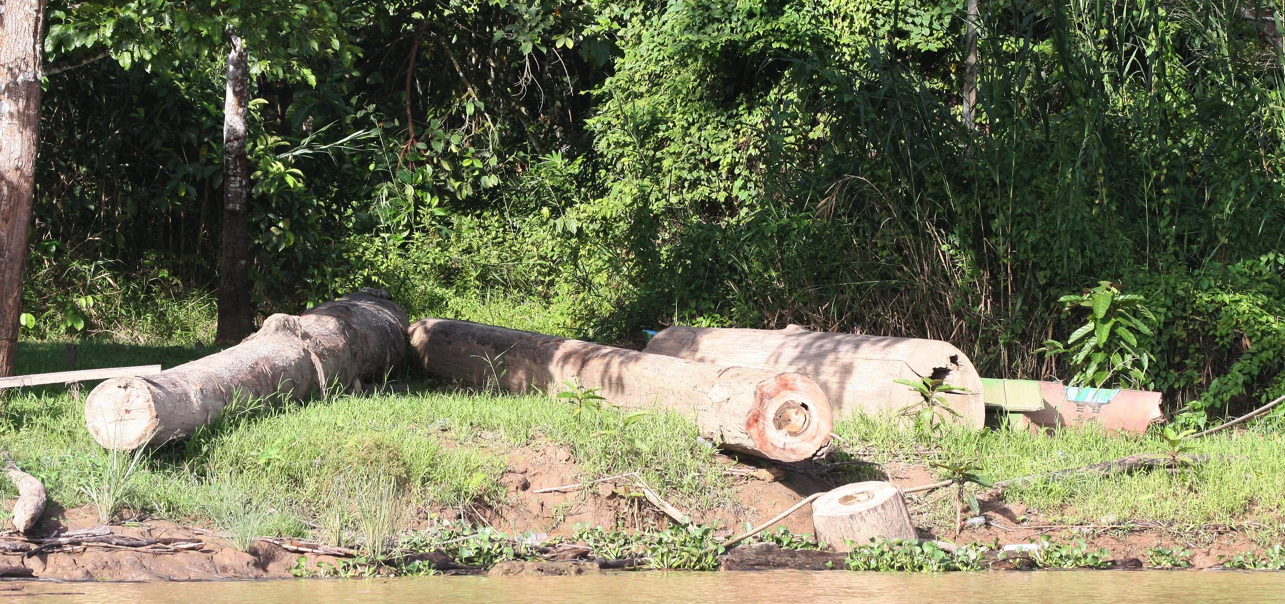 KINABATANGAN RIVER BORNEO - VILLAGERS.JPG