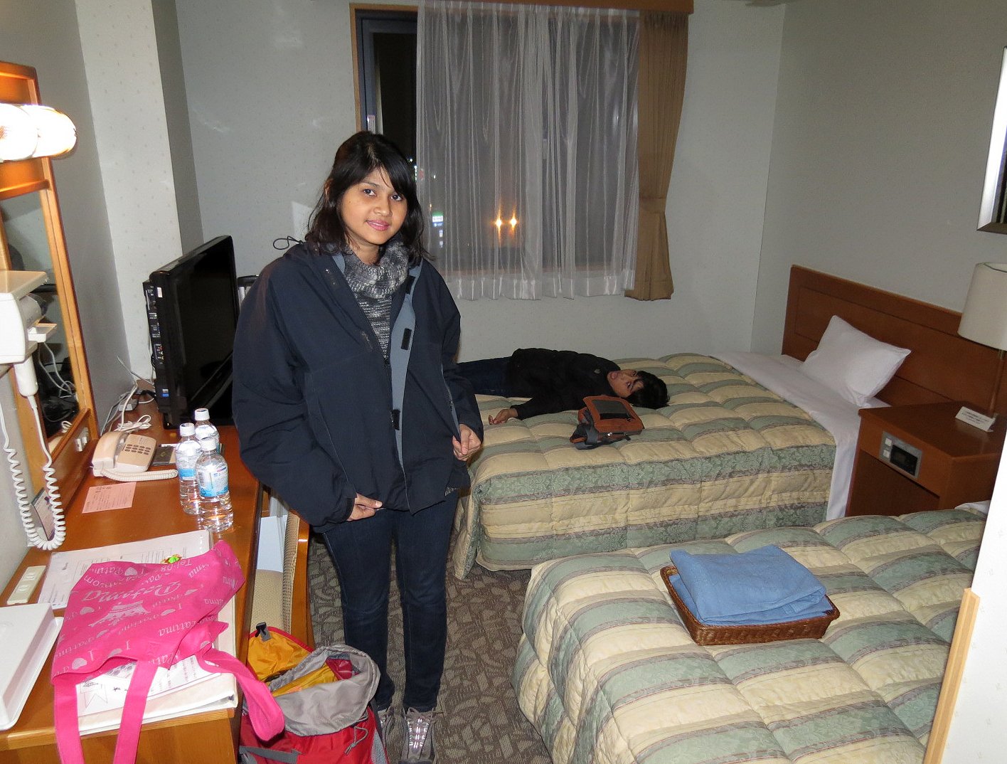 NAKATSUGAWA - ROUTE INN ROOM AND VIEW (2).JPG