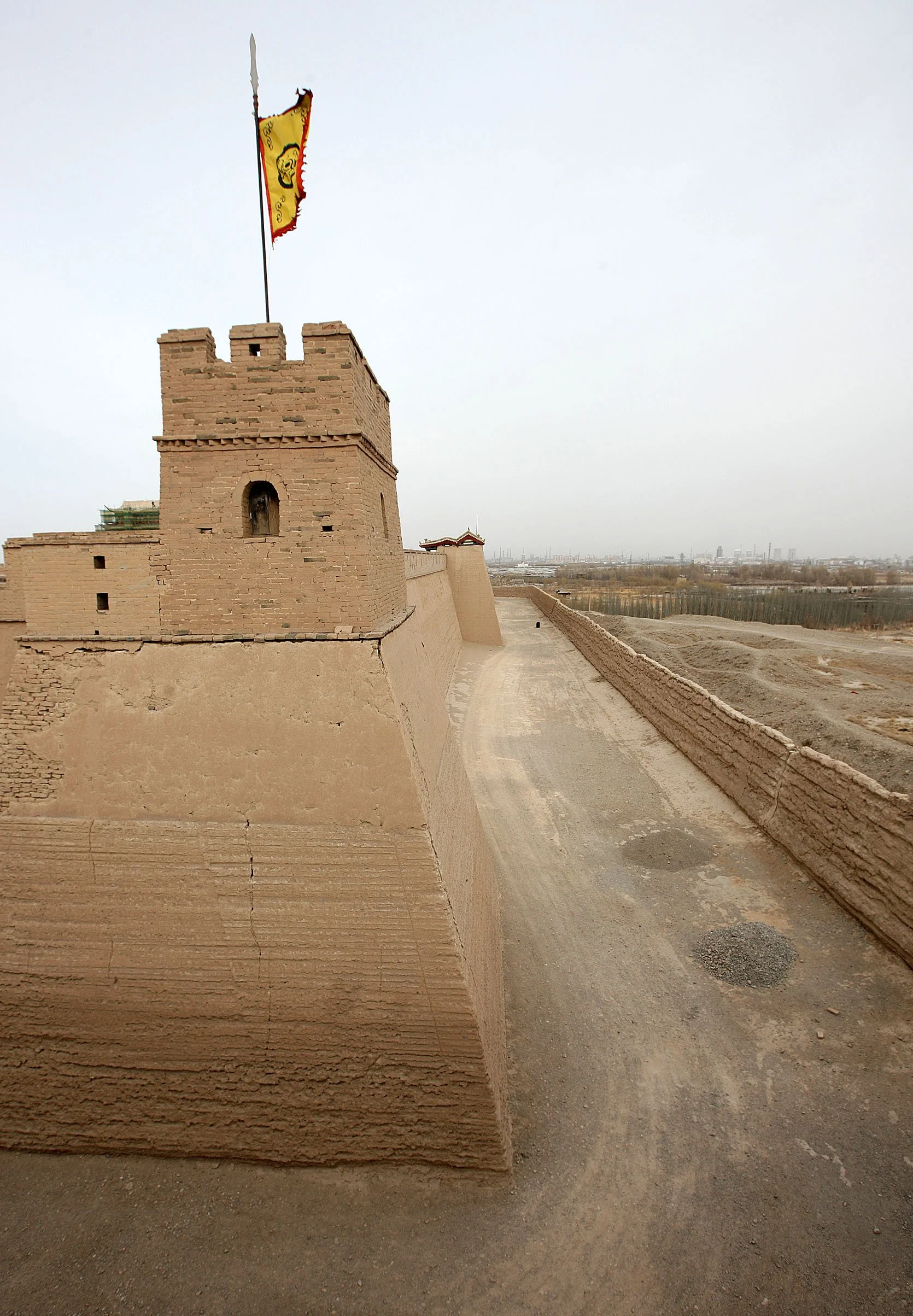 JIAYUGUAN  PASS - FORTRESS AND GREAT WALL - GANSU CHINA (35).JPG
