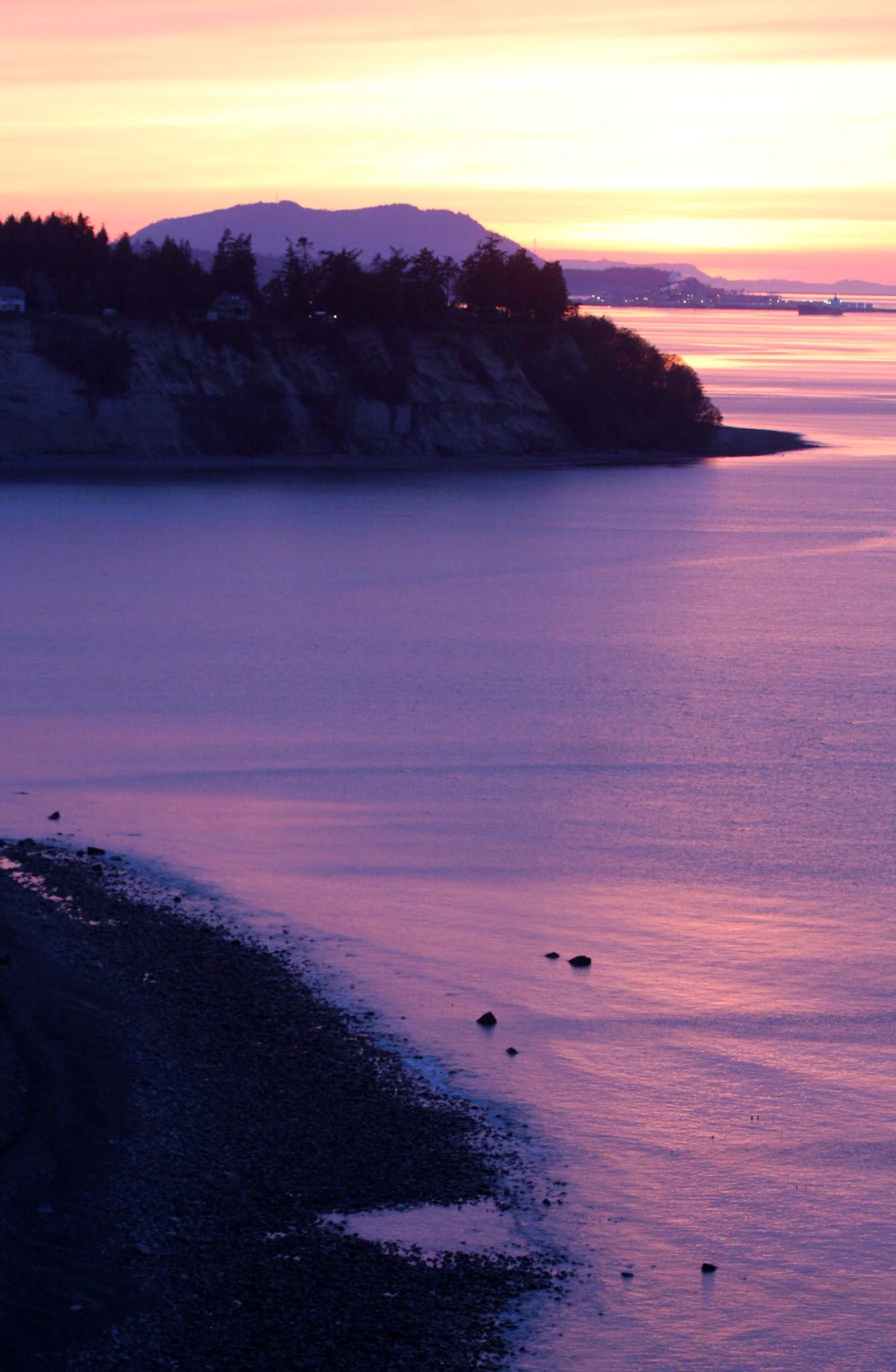 LAKE FARM - SUNSET IN SPRING 2009.JPG